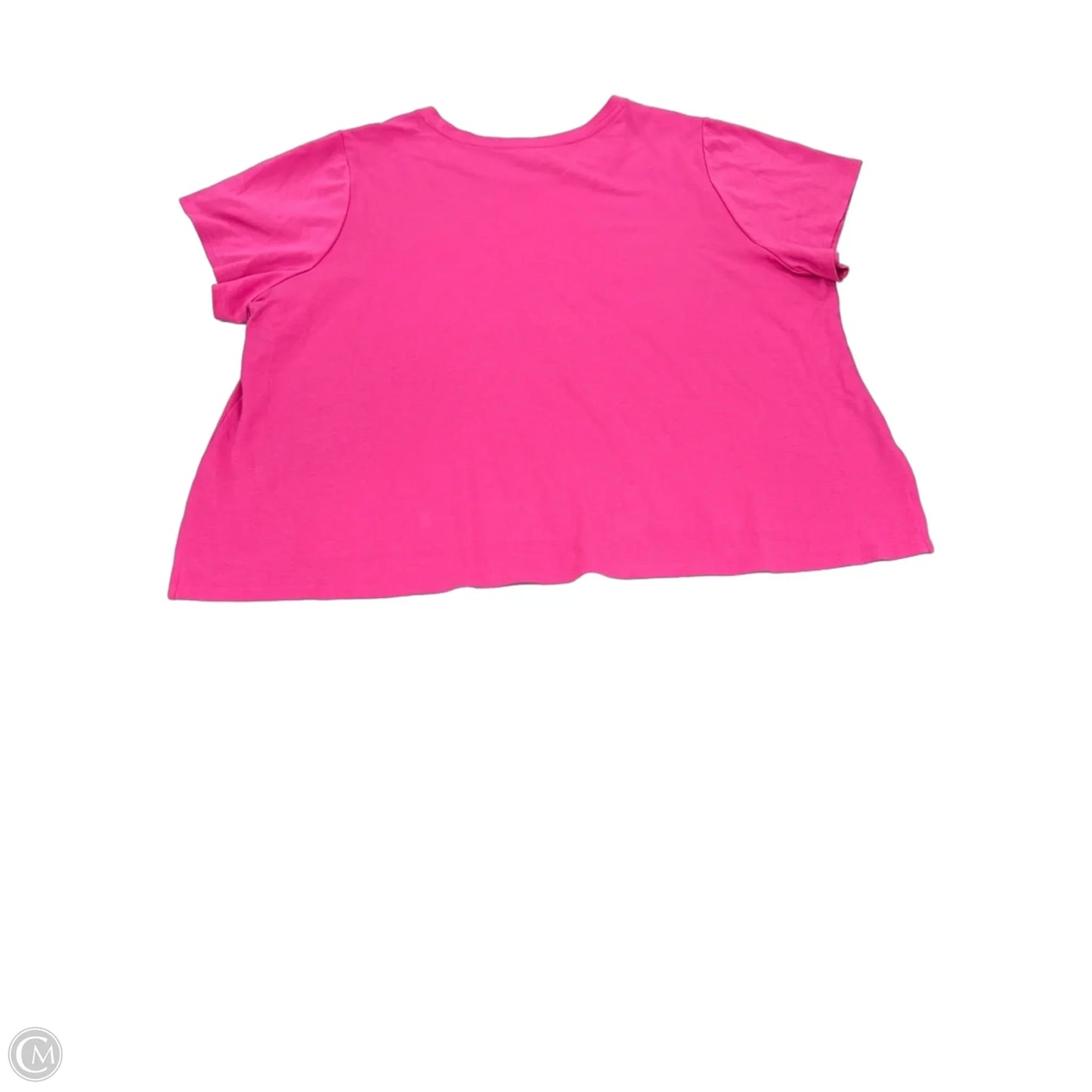 Top Short Sleeve By Vince Camuto In Pink, Size: 3x