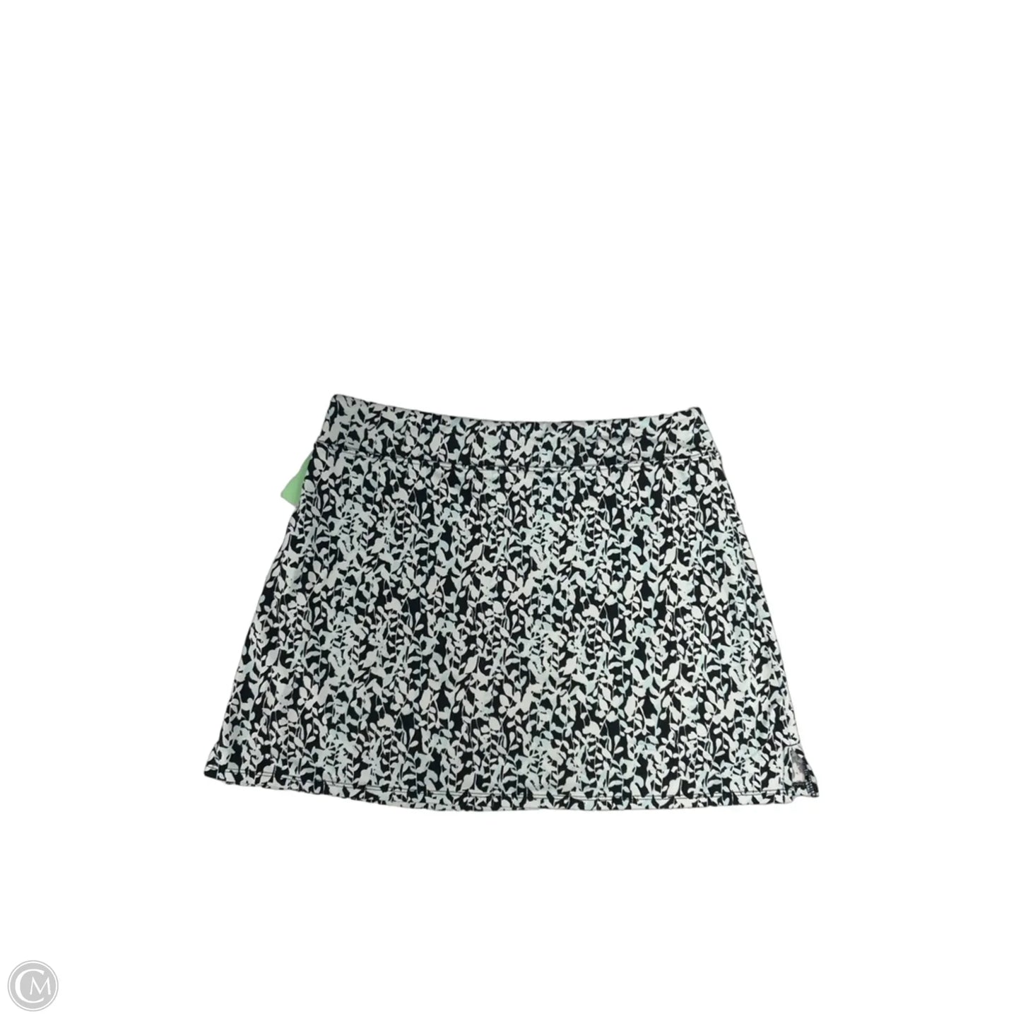 Athletic Skort By Tranquility In Black & Blue, Size: S