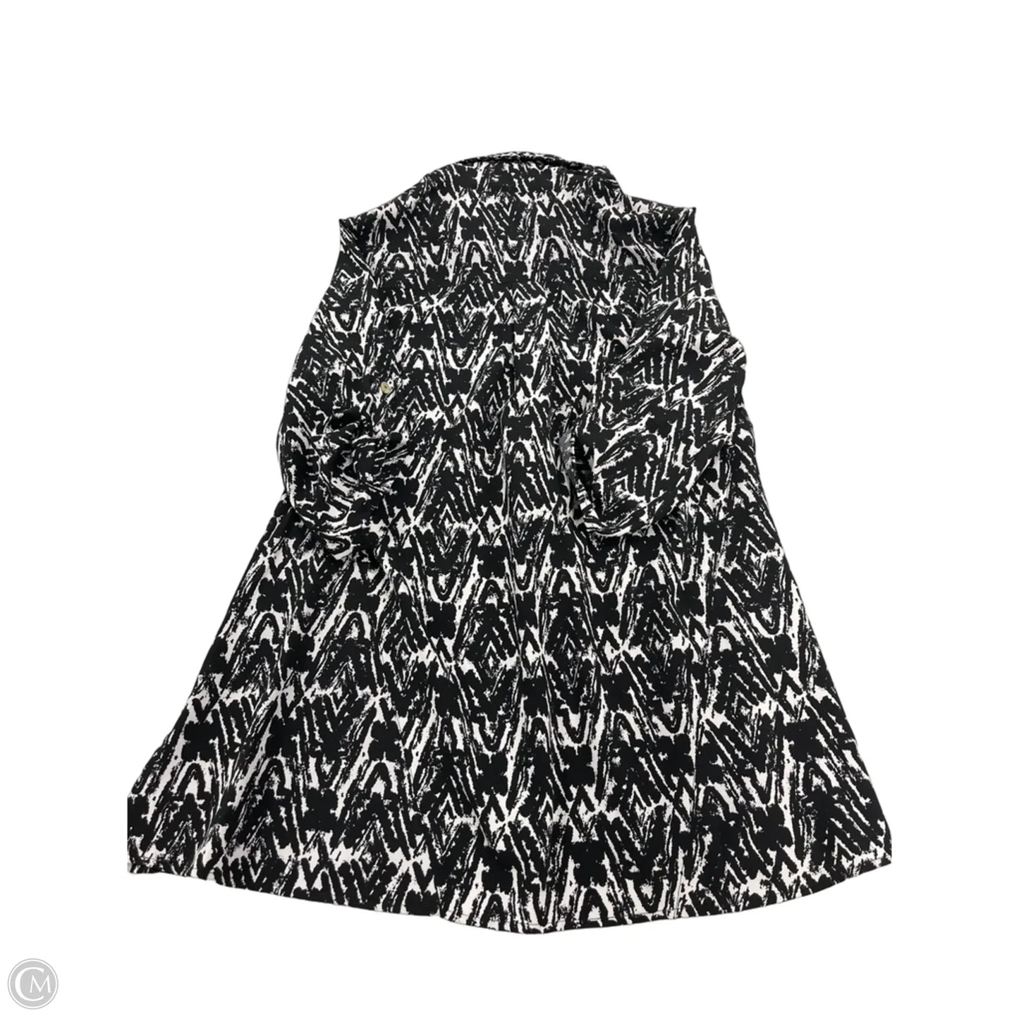 Dress Casual Short By Multiples In Black & White, Size: S