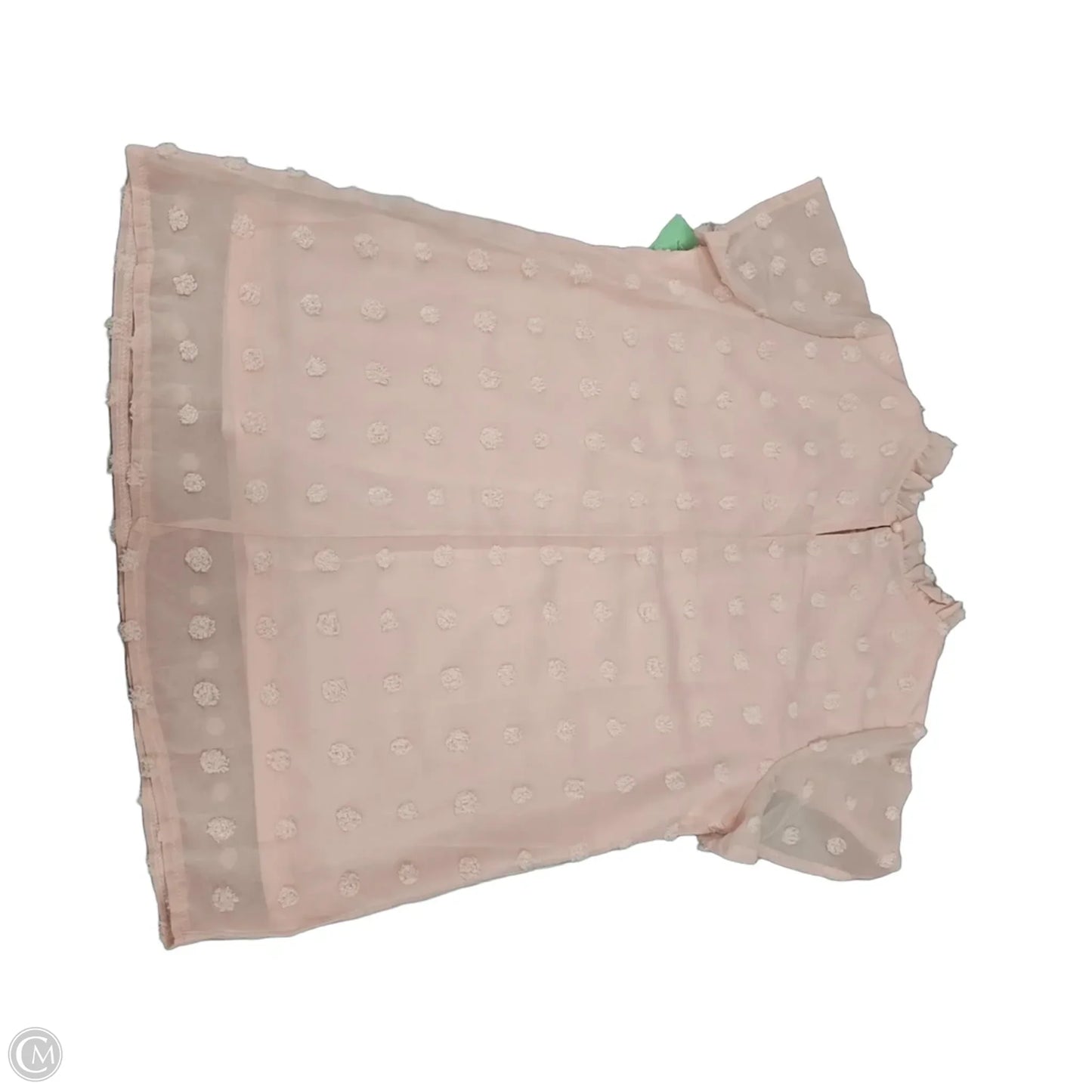 Top Short Sleeve By Shein In Pink, Size: S