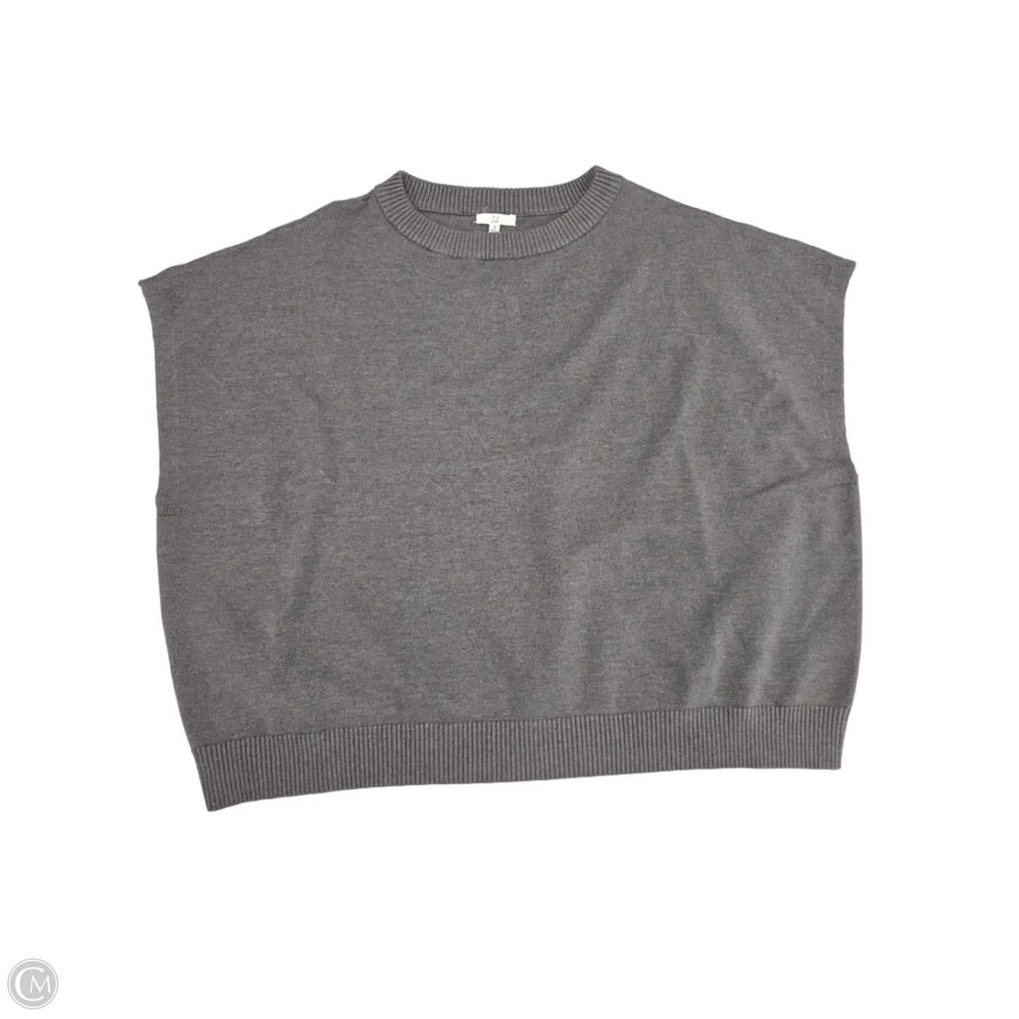 Top Short Sleeve By Cme In Grey, Size: S