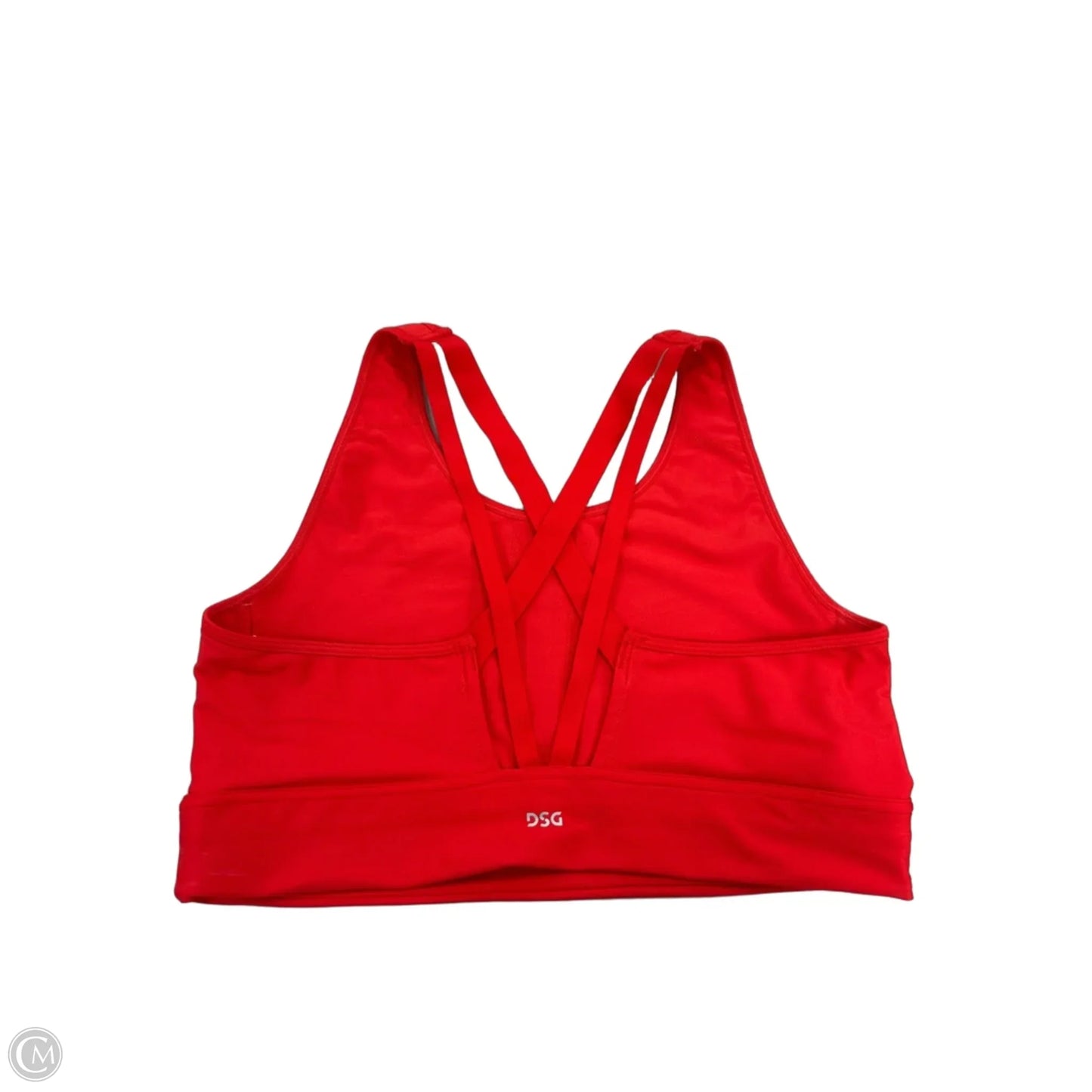 Athletic Bra By Dsg Outerwear In Red, Size: Xl