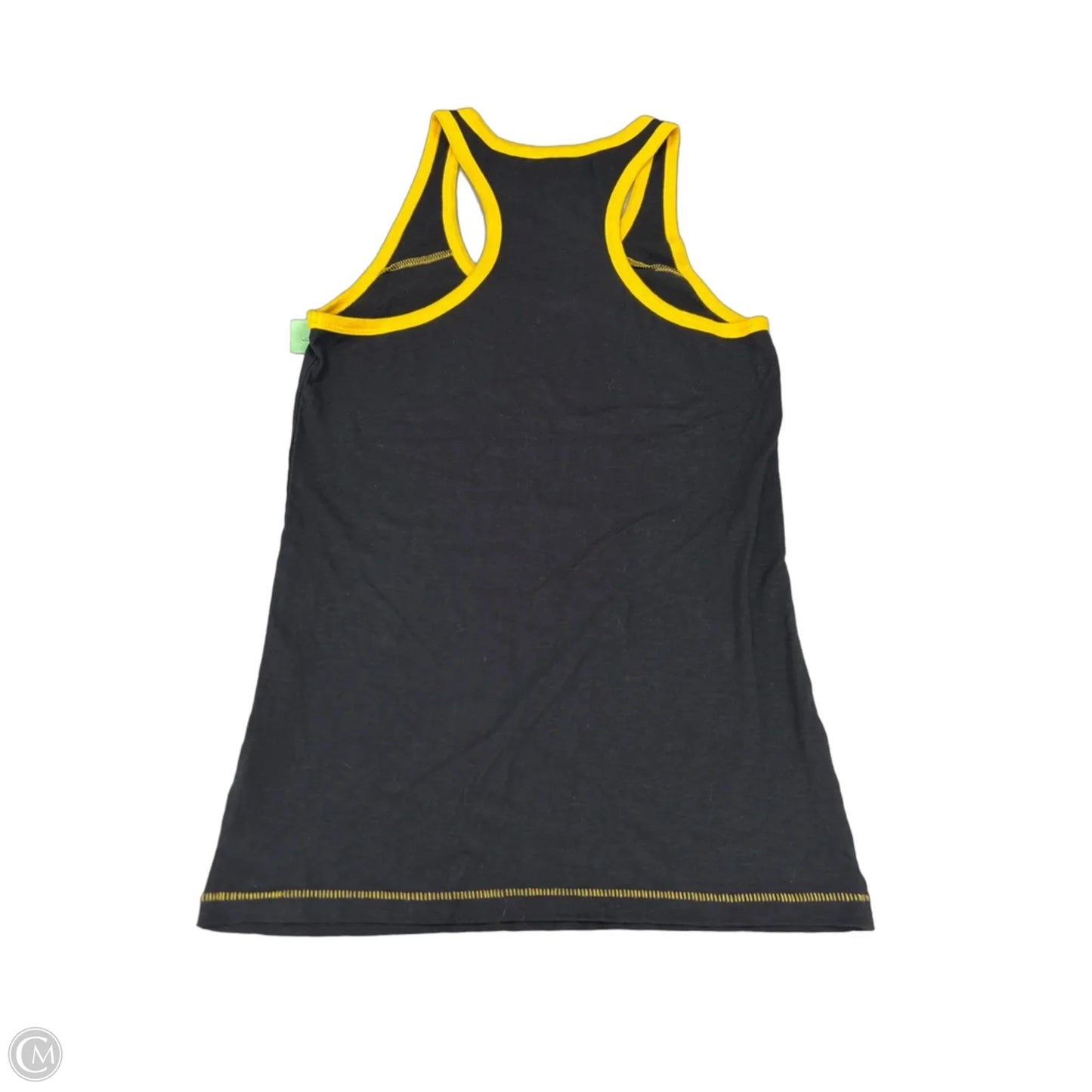 Tank Top By Cmf In Black & Yellow, Size: S