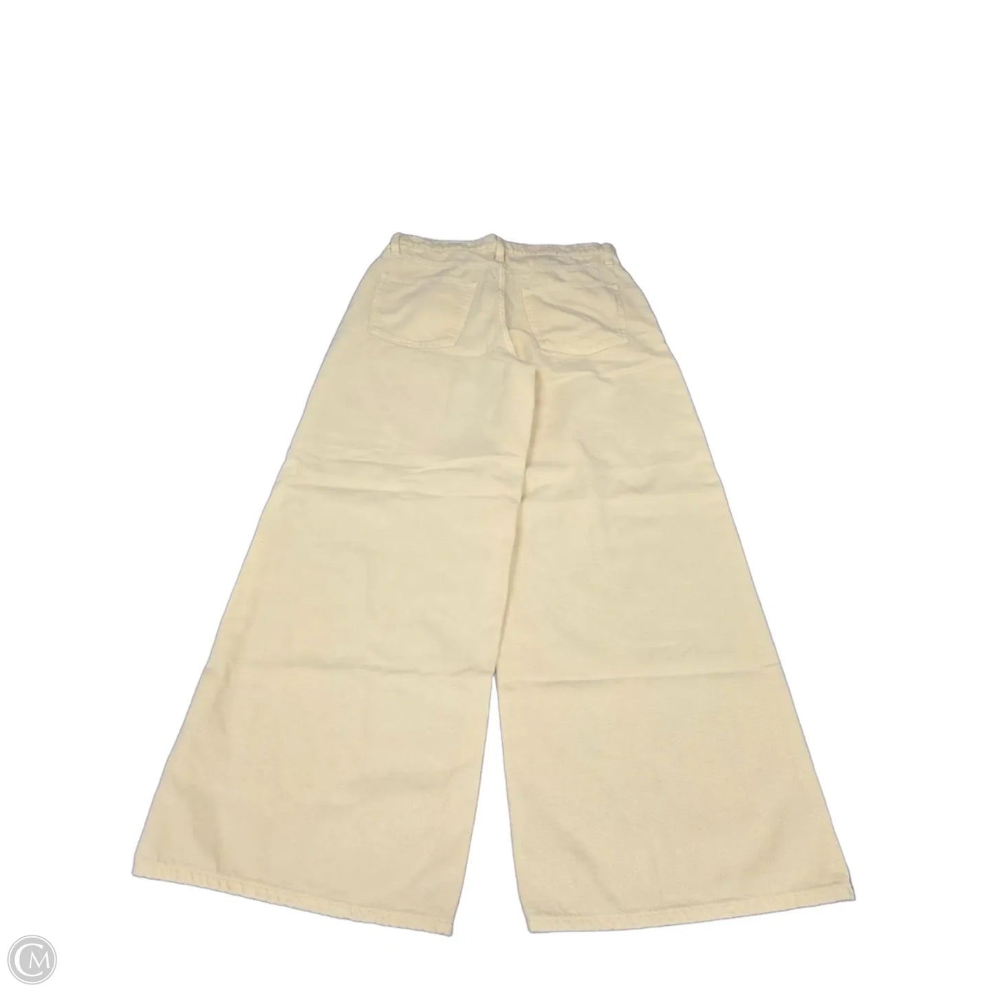 Jeans Wide Leg By Gap In Yellow Denim, Size: 2
