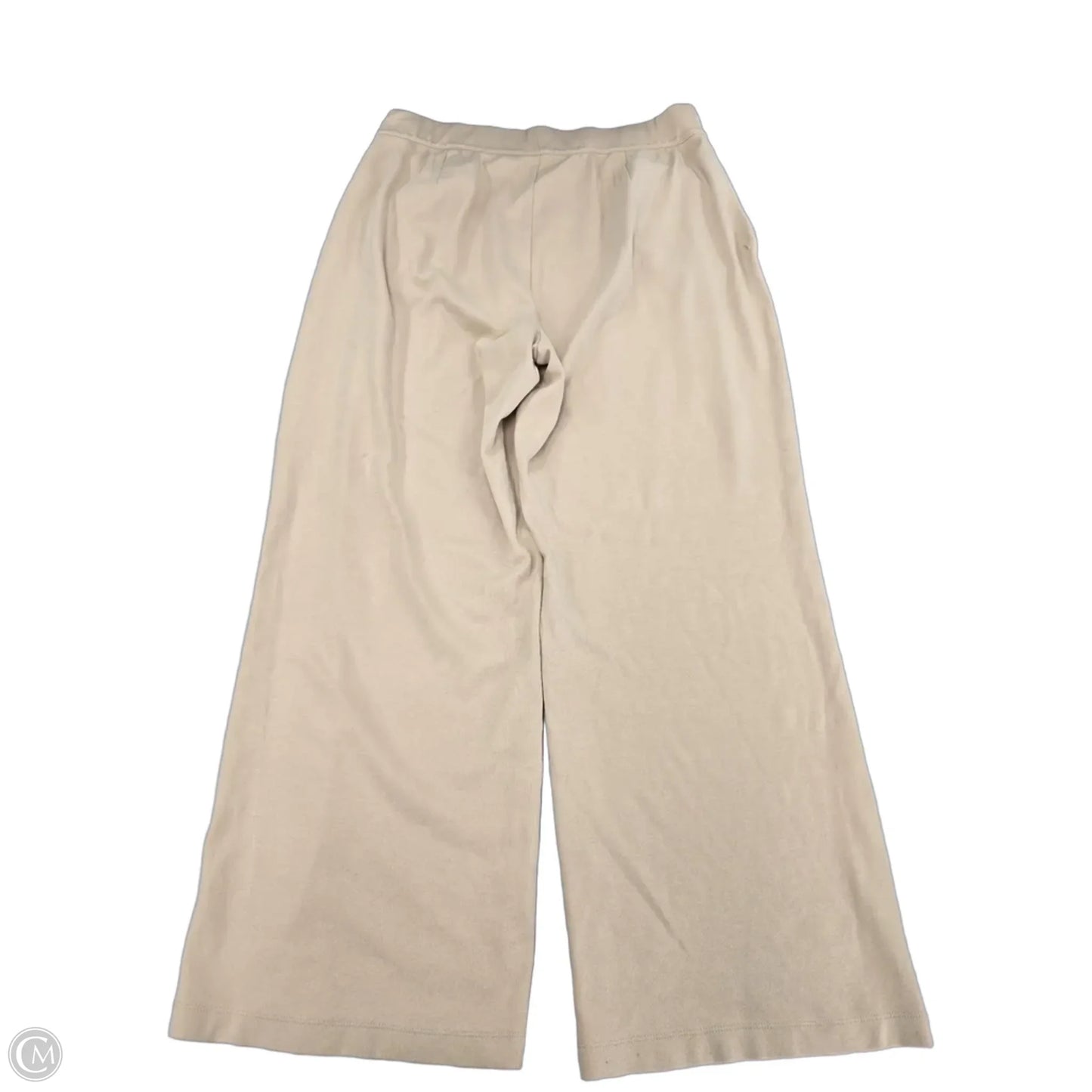 Pants Wide Leg By Lands End In Cream, Size: L