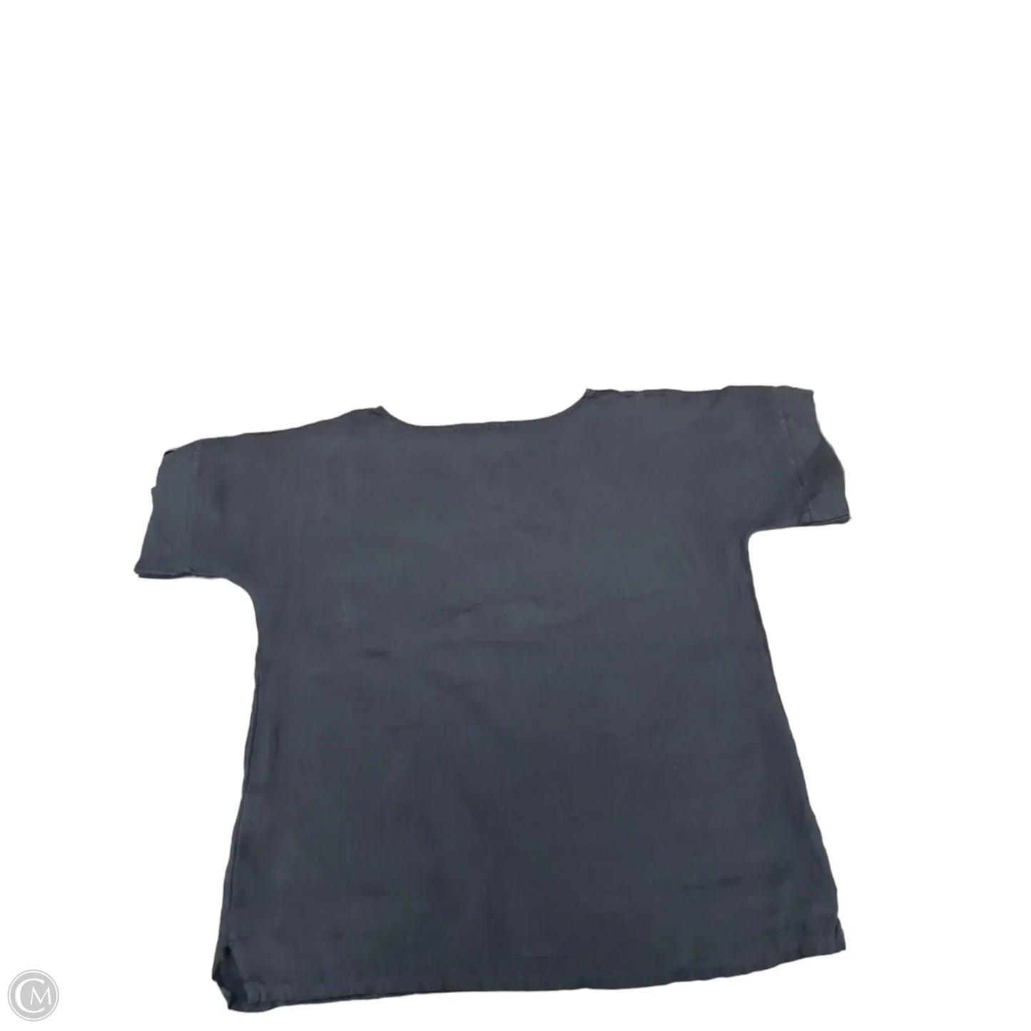 Top Short Sleeve By Cme In Navy, Size: L