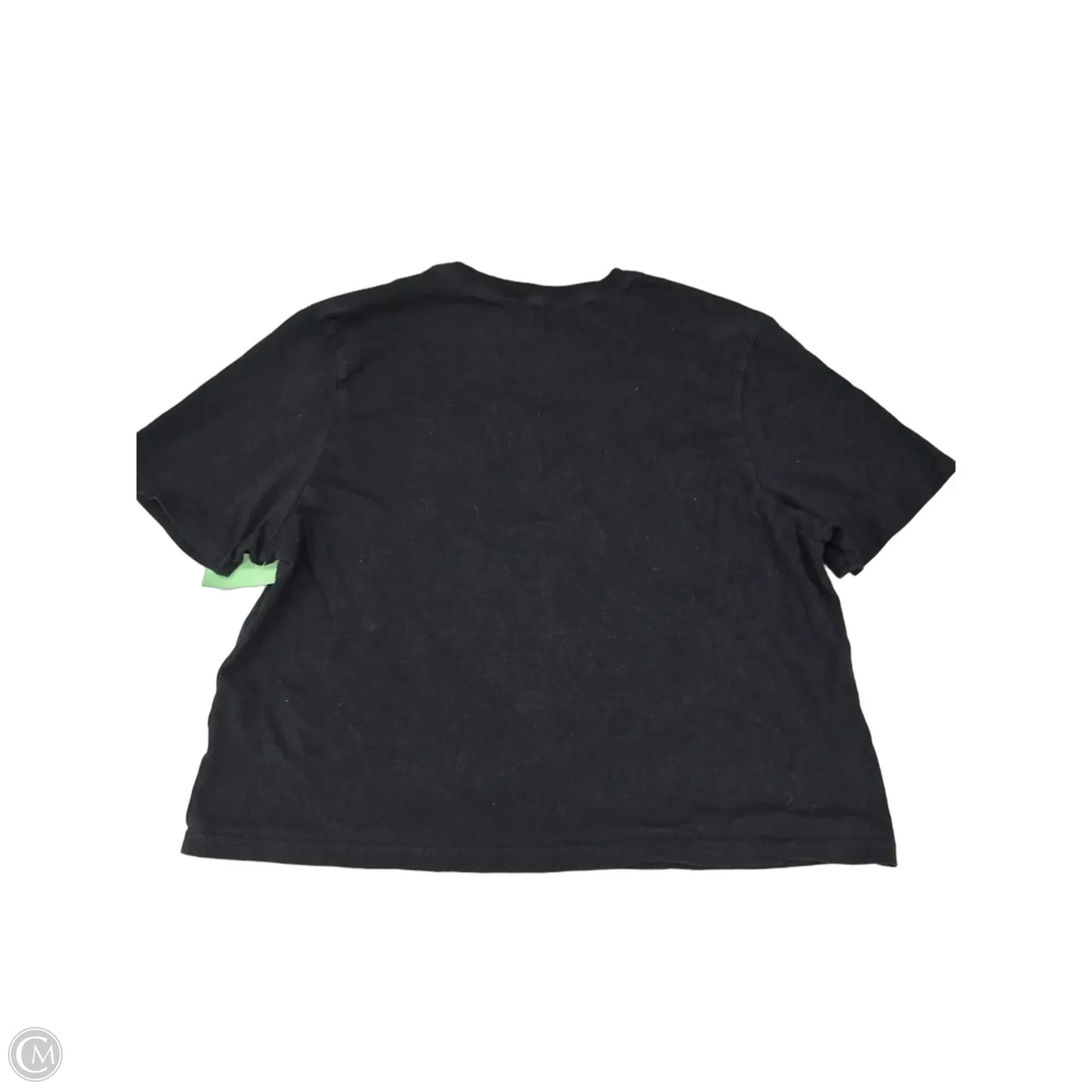 Top Short Sleeve Basic By Junk Food In Black, Size: L
