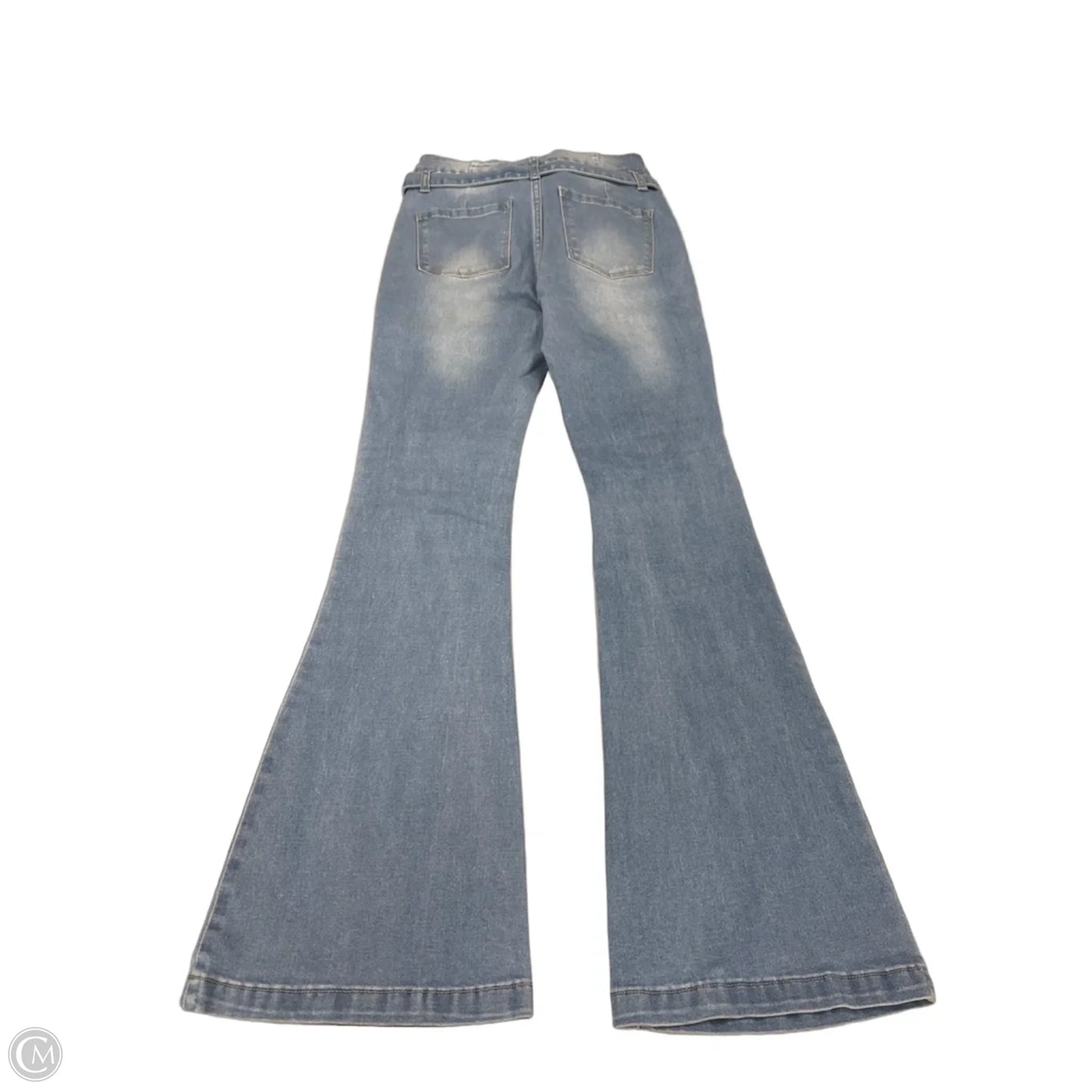 Jeans Flared By Cmf In Blue Denim, Size: 6