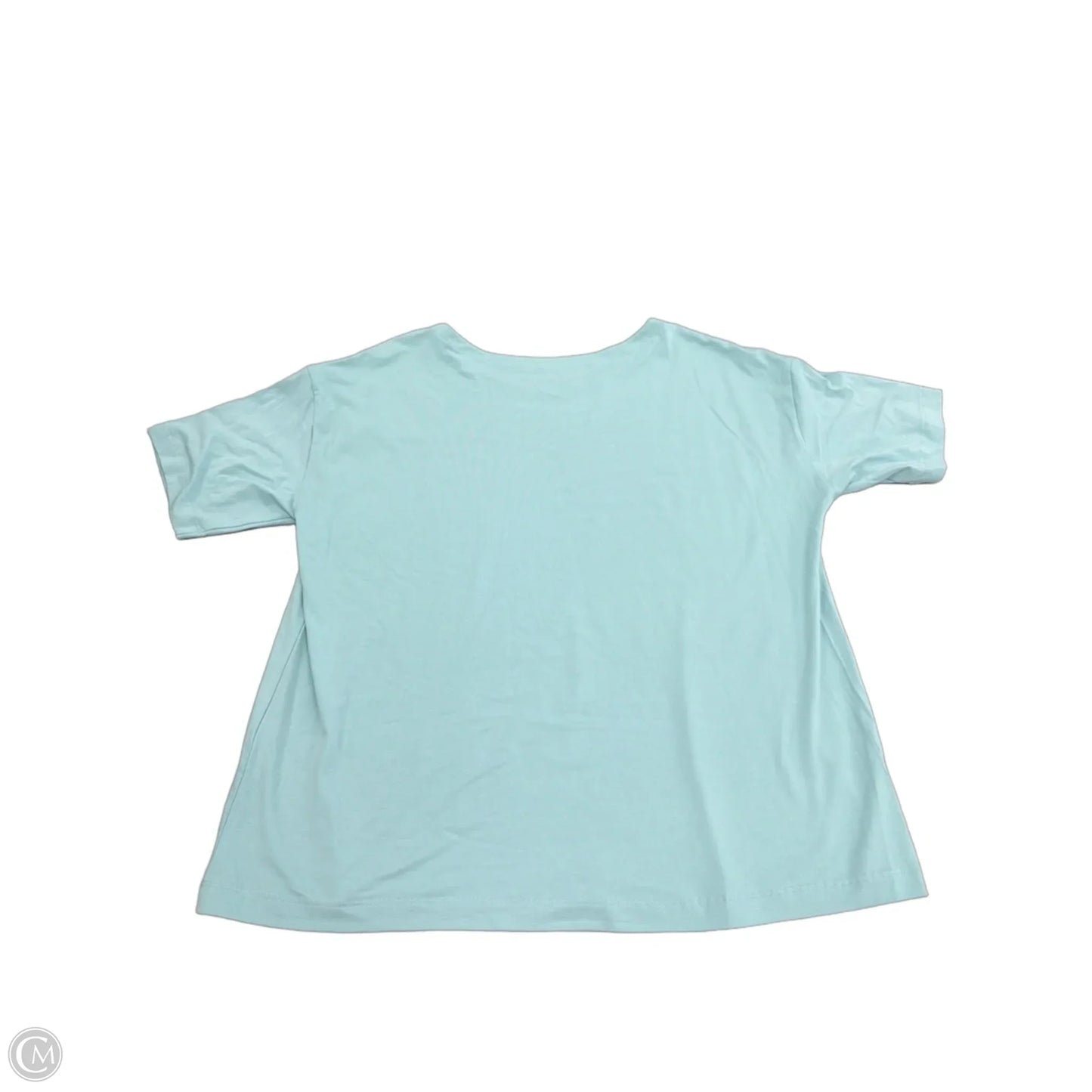 Top Short Sleeve By J. Jill In Blue, Size: 1x