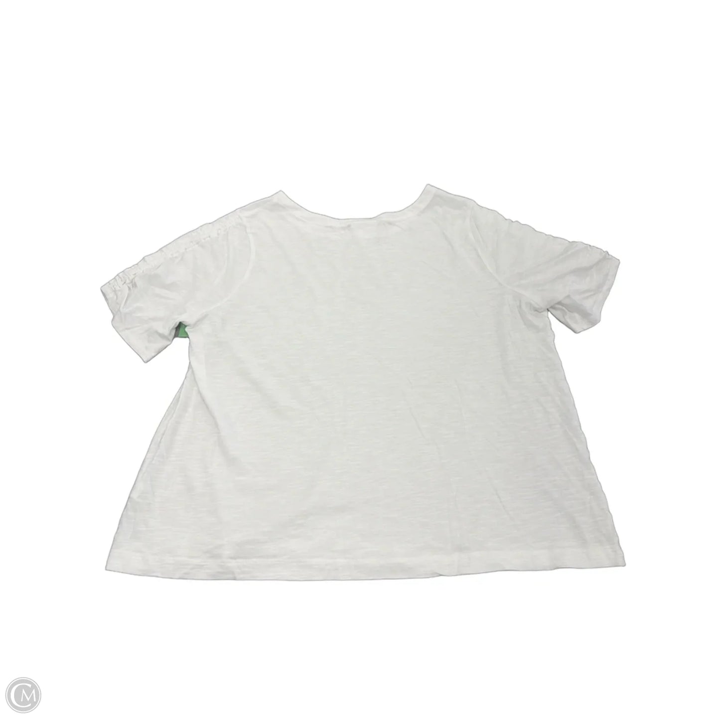 Top Short Sleeve By J. Jill In White, Size: 2x