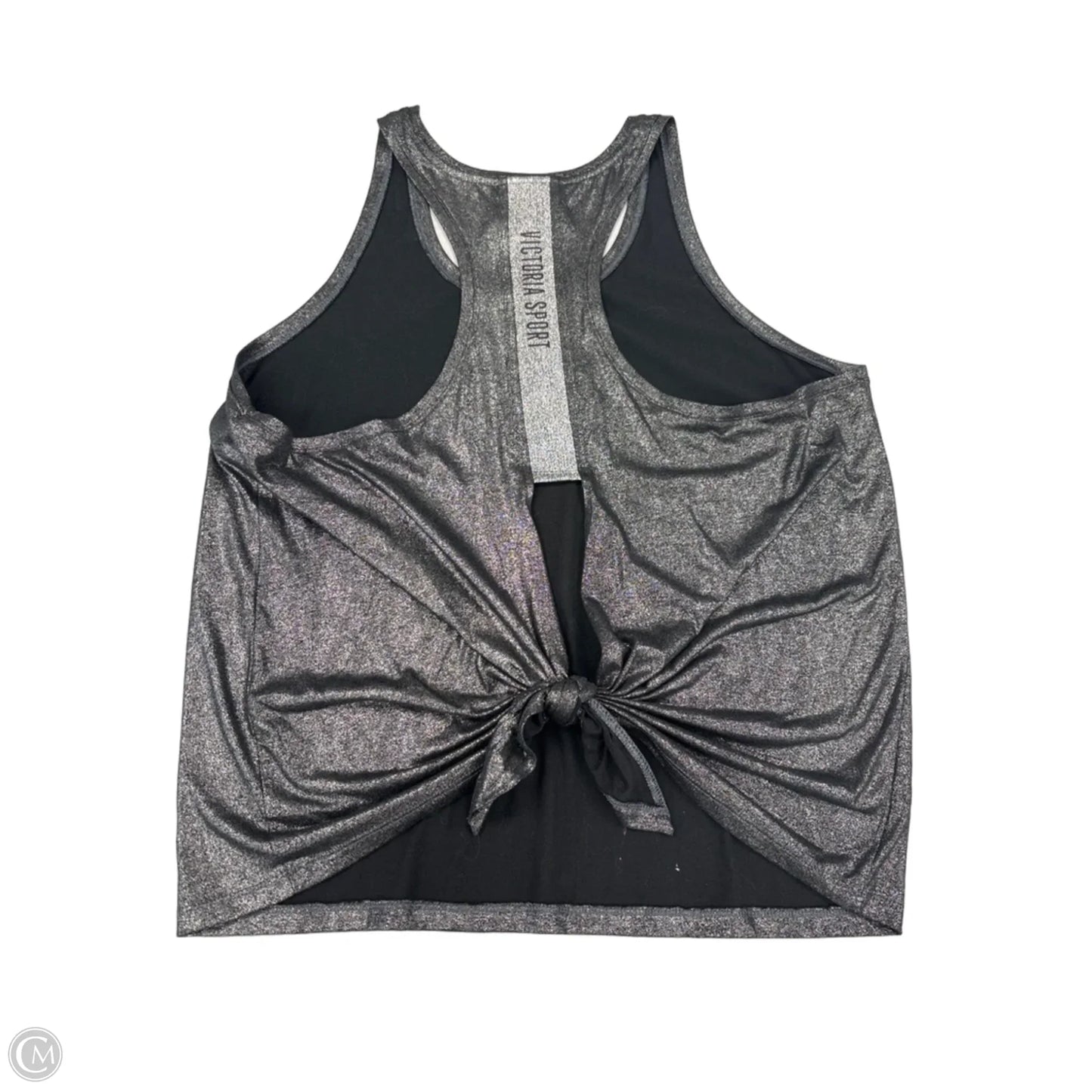 Athletic Tank Top By Victorias Secret In Silver, Size: Xl