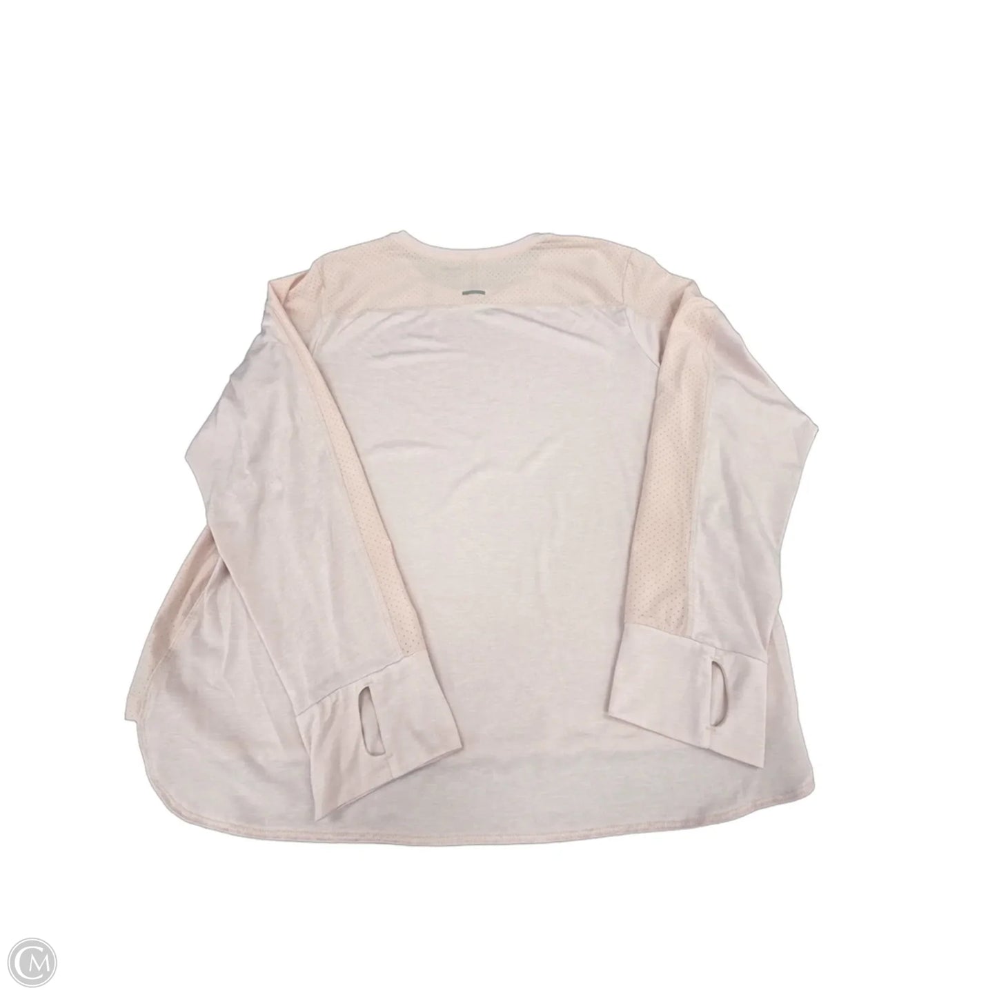 Athletic Top Long Sleeve Crewneck By Avia In Pink, Size: Xxl