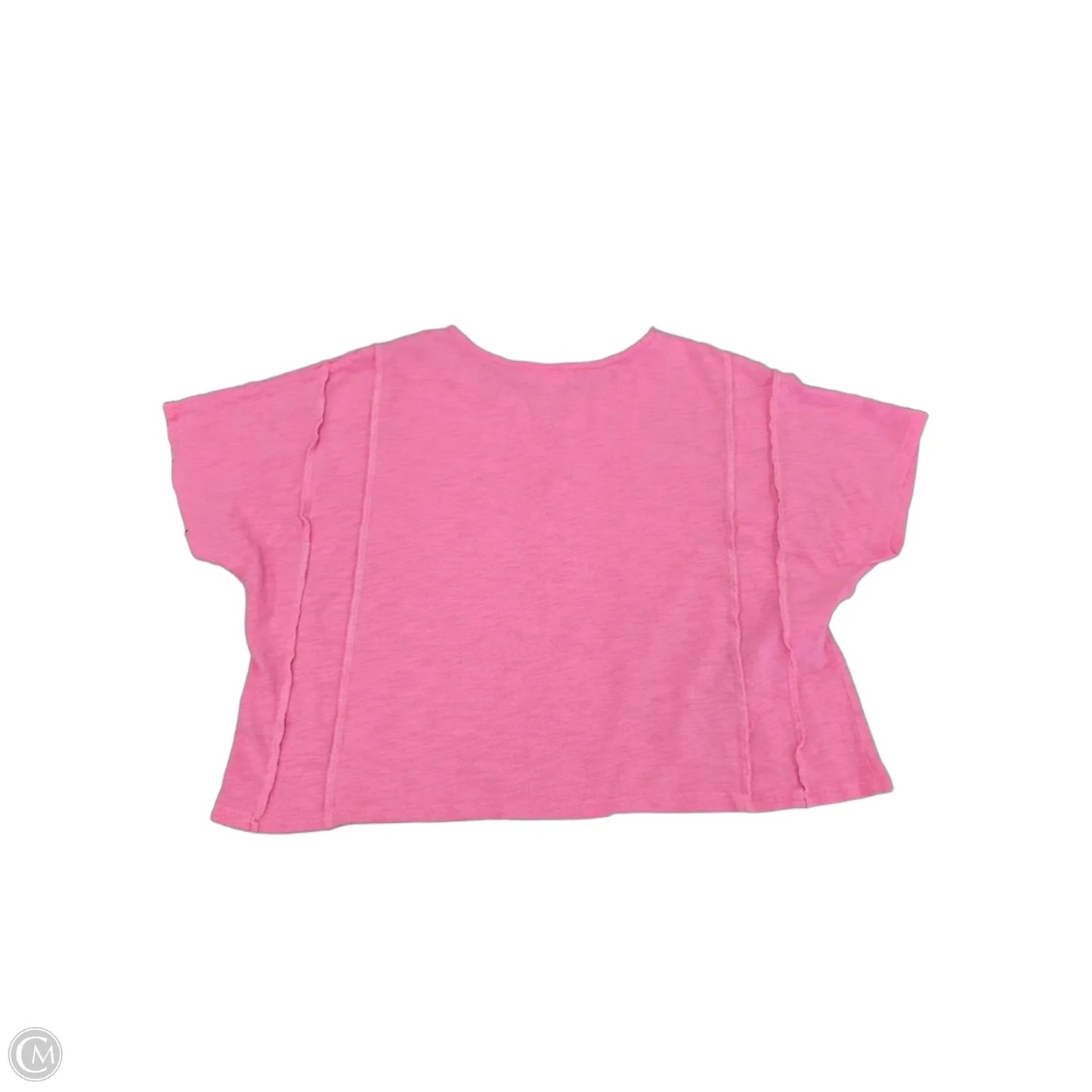 Top Short Sleeve By Cmf In Pink, Size: M