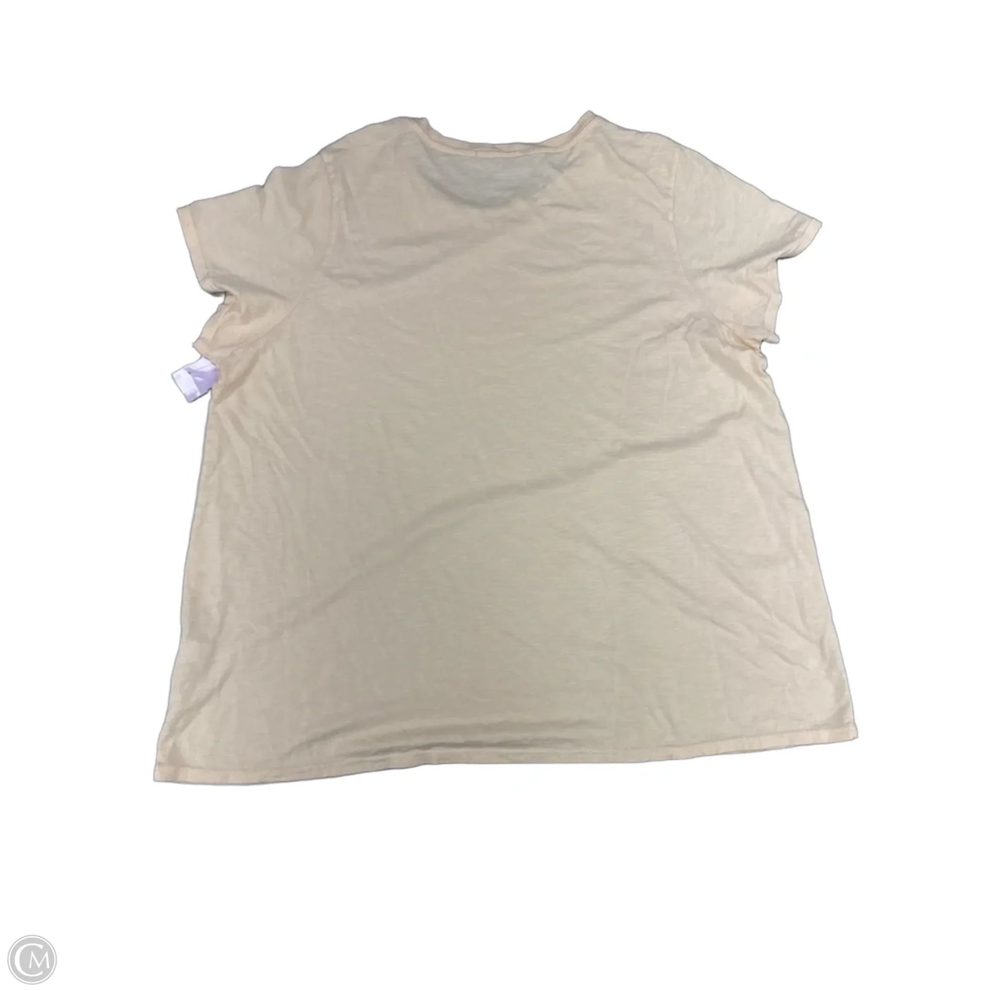 Top Short Sleeve By Marine Layer In Yellow, Size: Xl