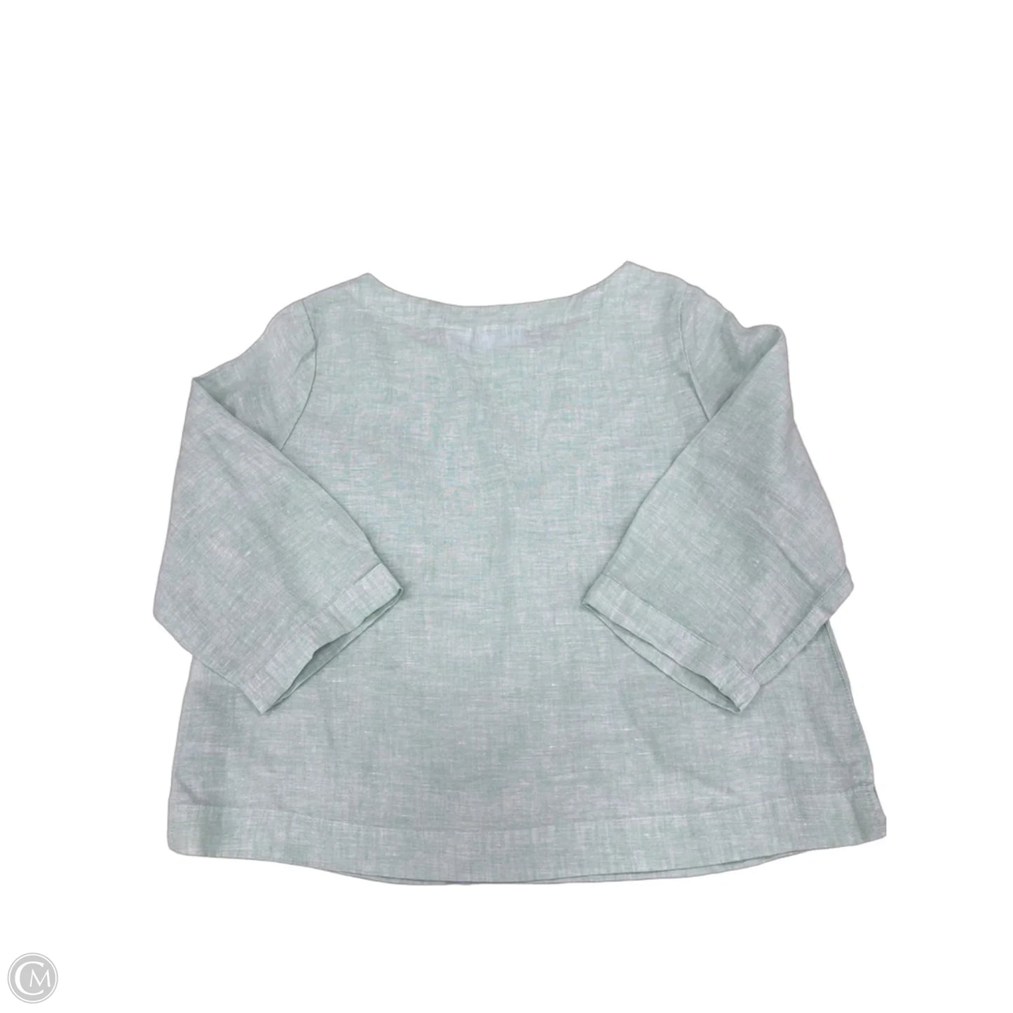 Top 3/4 Sleeve By Cme In Aqua, Size: S