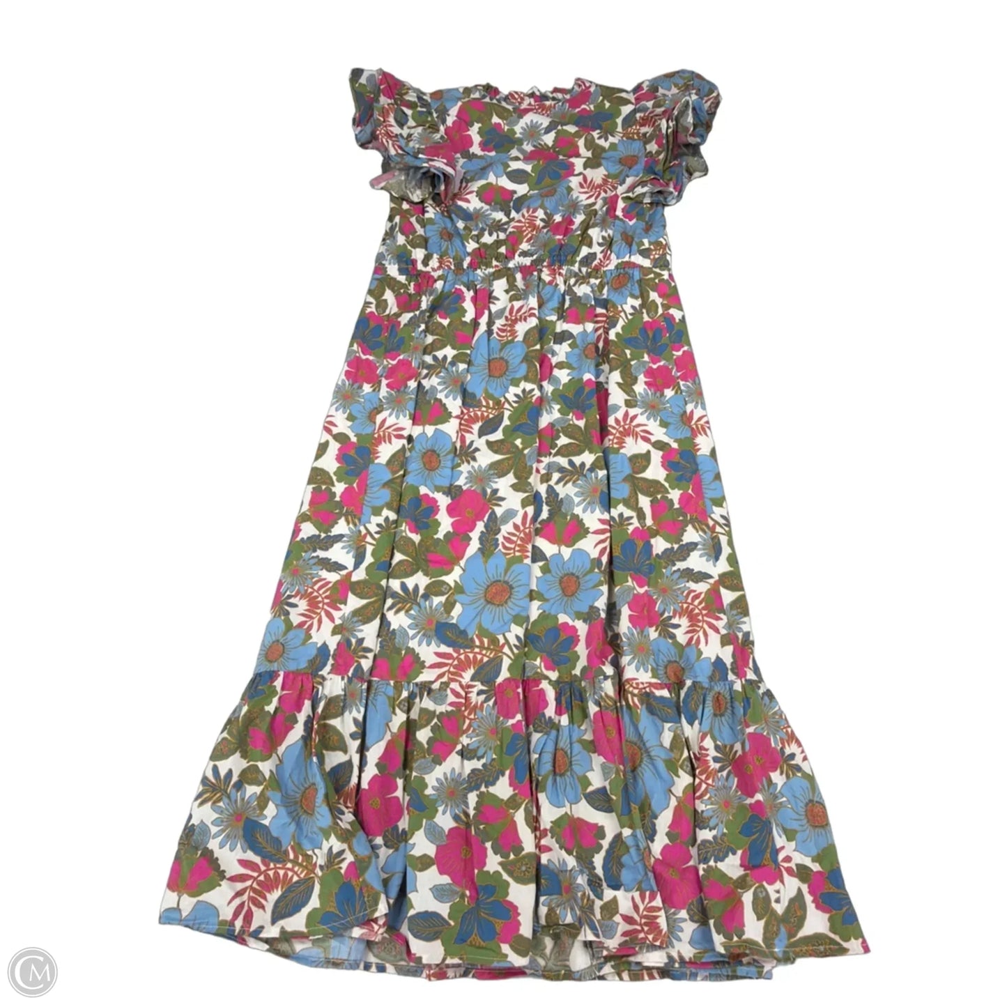 Dress Casual Short By Sugar Lips In Floral Print, Size: S