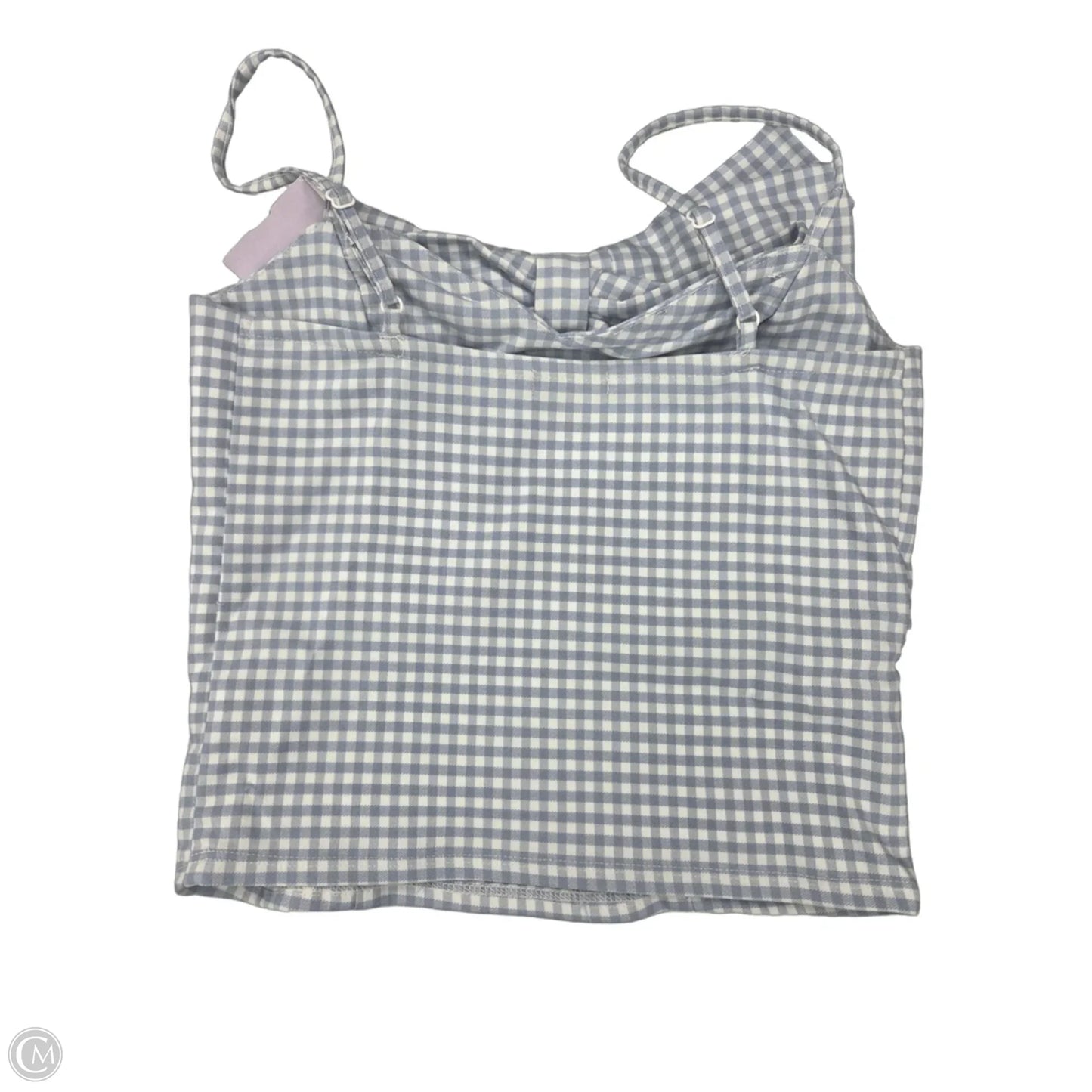 Tank Top By Originality In Blue & White, Size: S