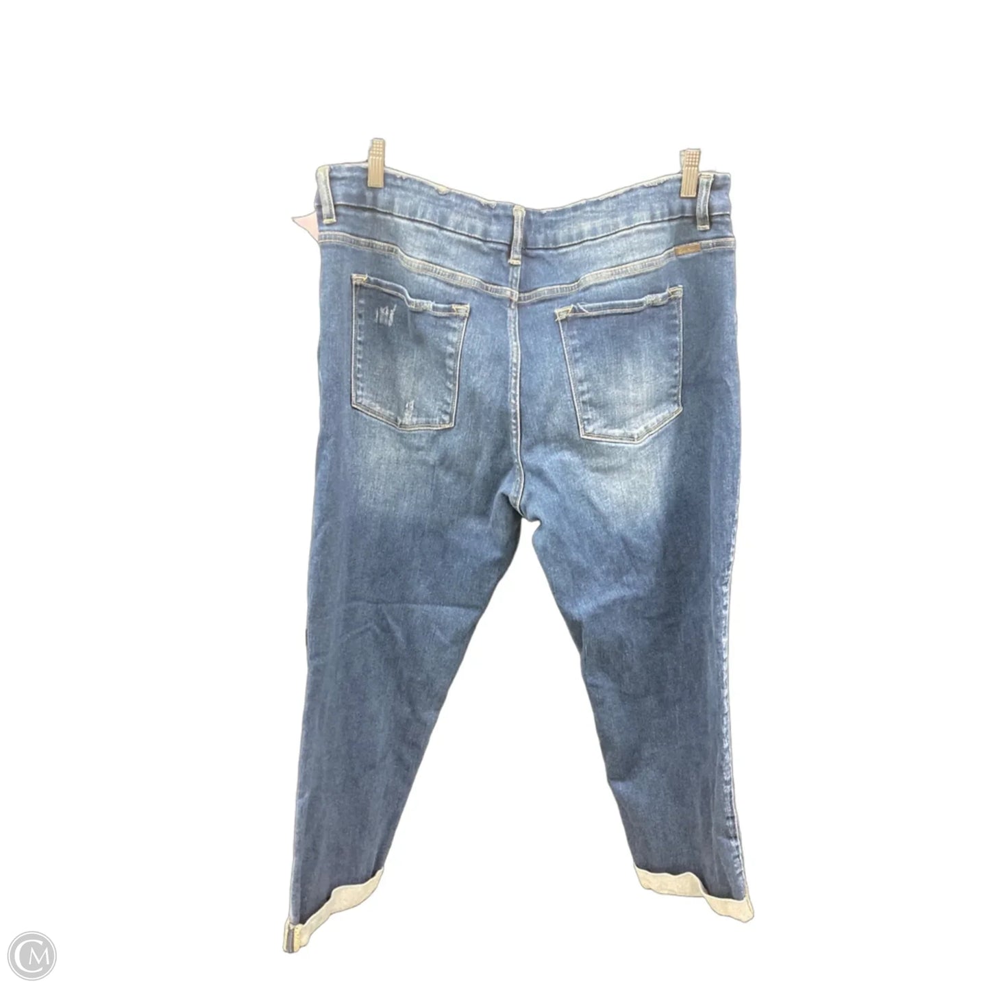 Jeans Straight By Kancan In Blue Denim, Size: 22