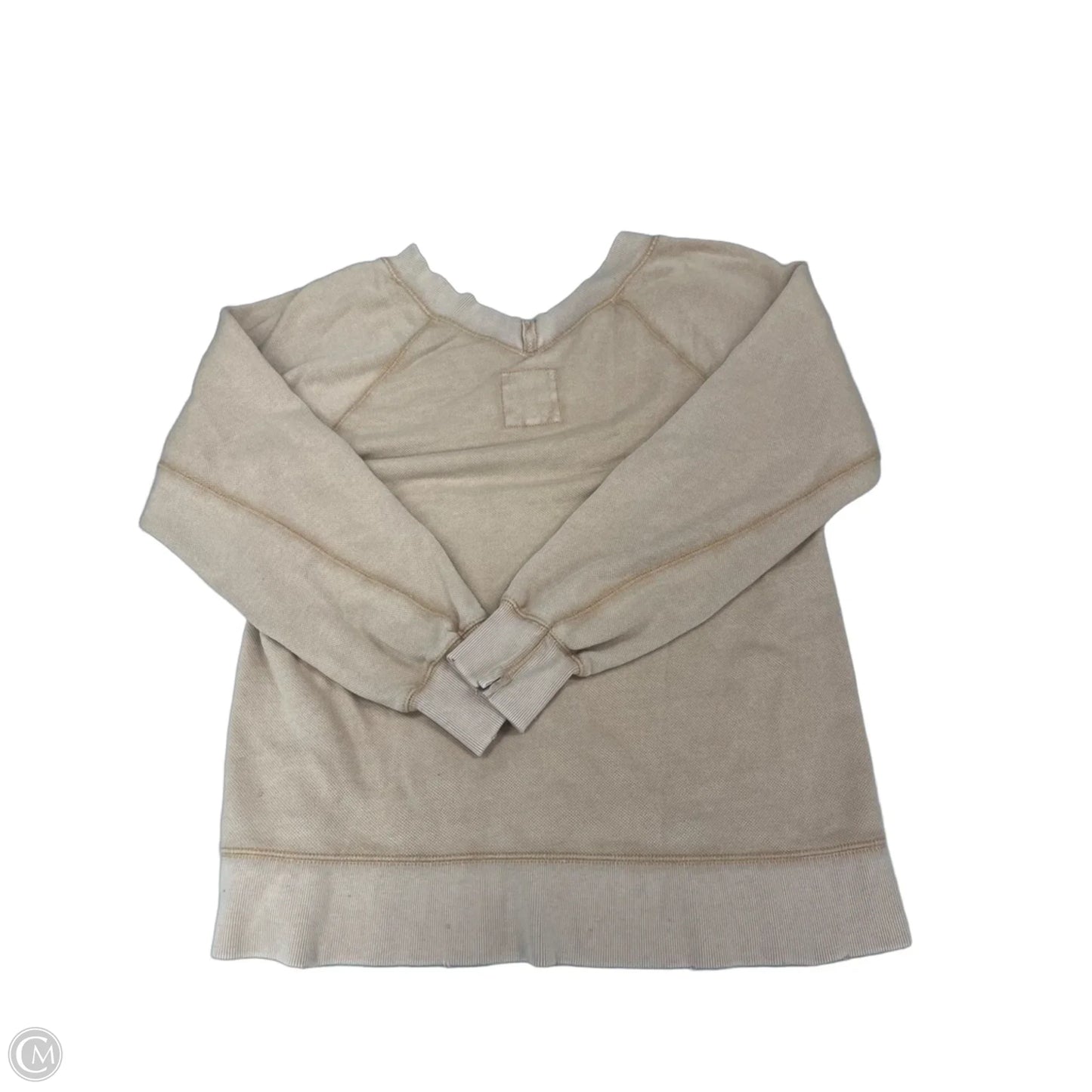 Top Long Sleeve By Aerie In Tan, Size: Xs