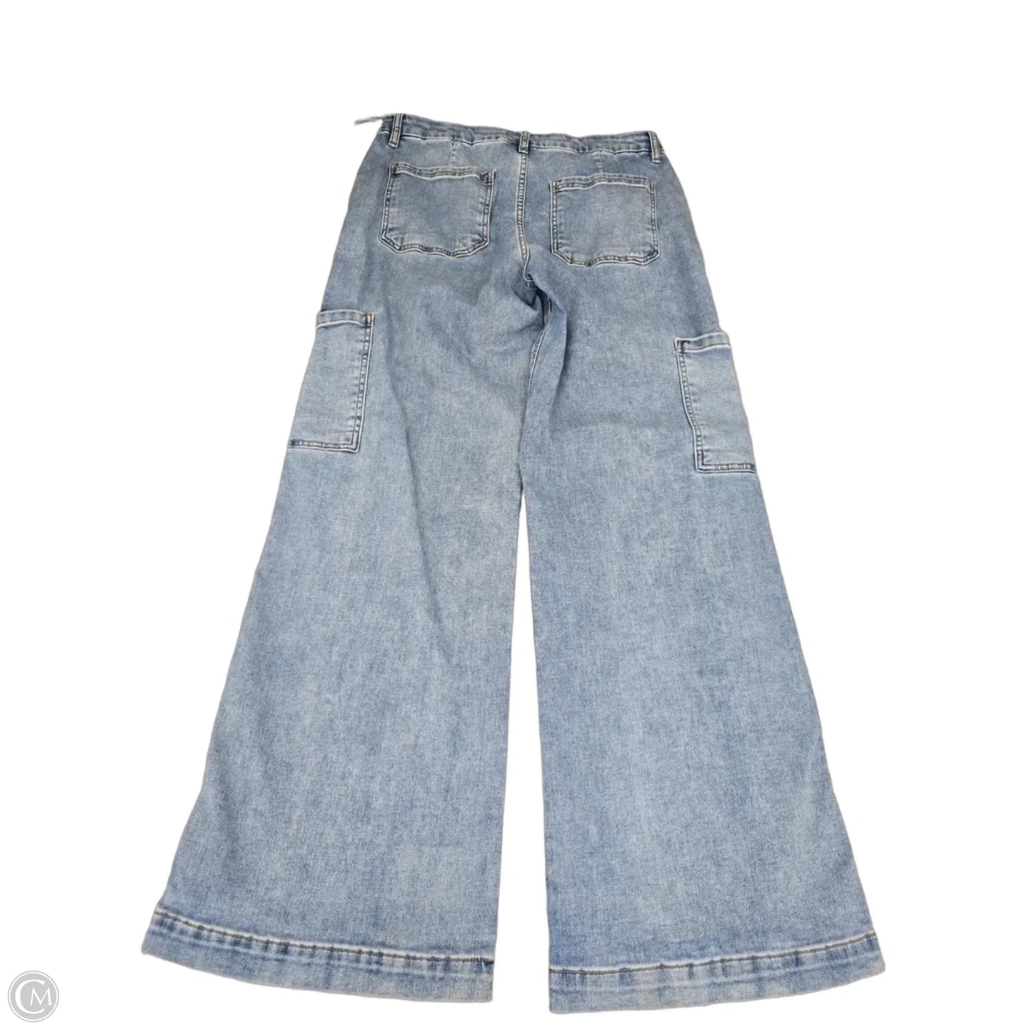 Jeans Wide Leg By Kut In Blue Denim, Size: 12