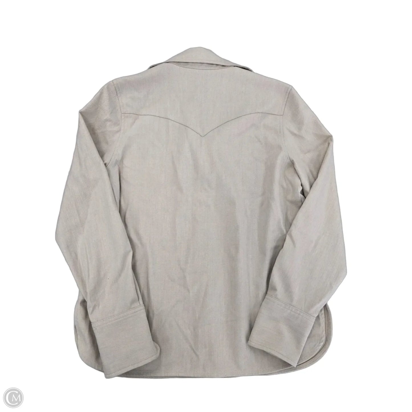 Top Long Sleeve By Madewell In Beige, Size: S