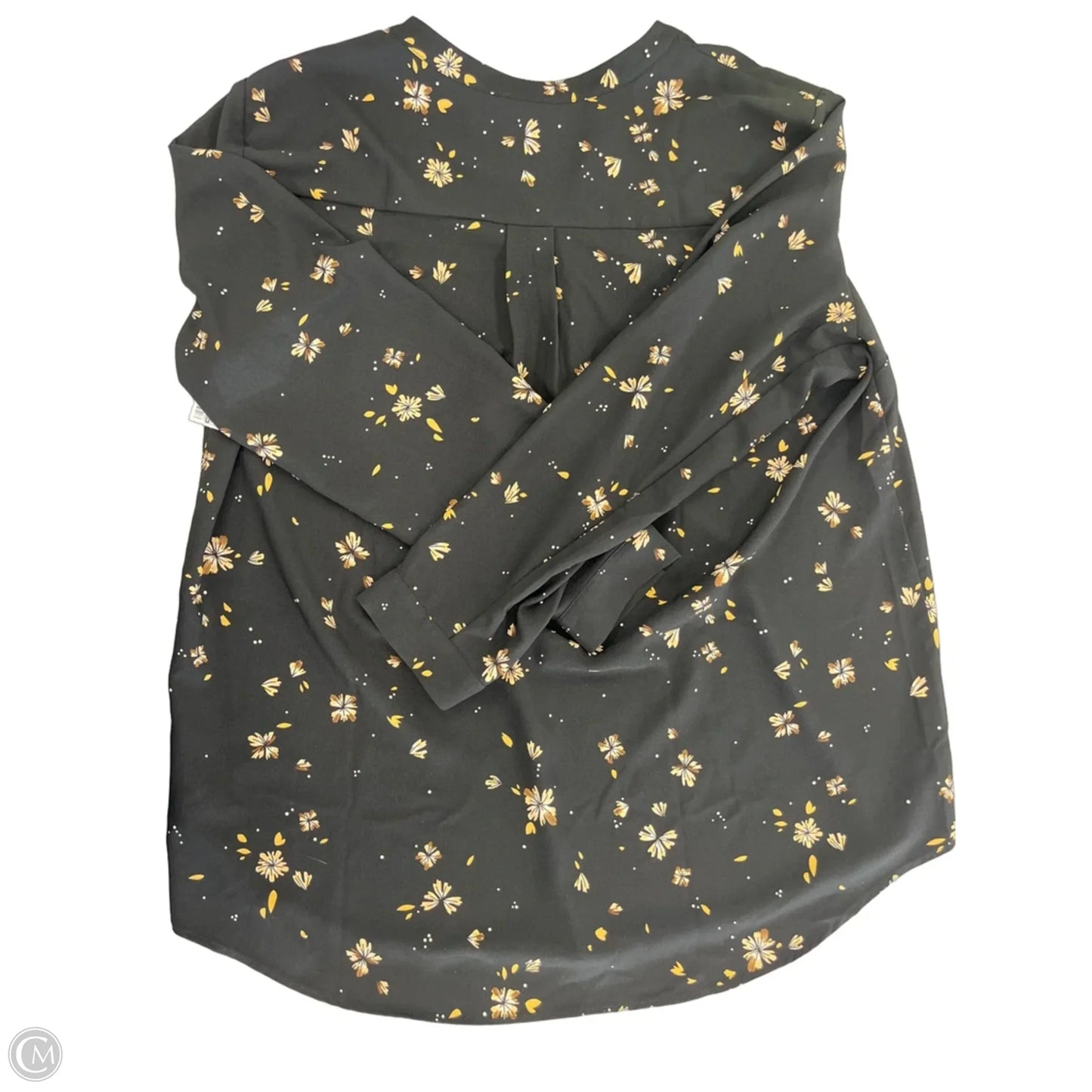 Top Long Sleeve By Hilary Radley In Black, Size: Xl