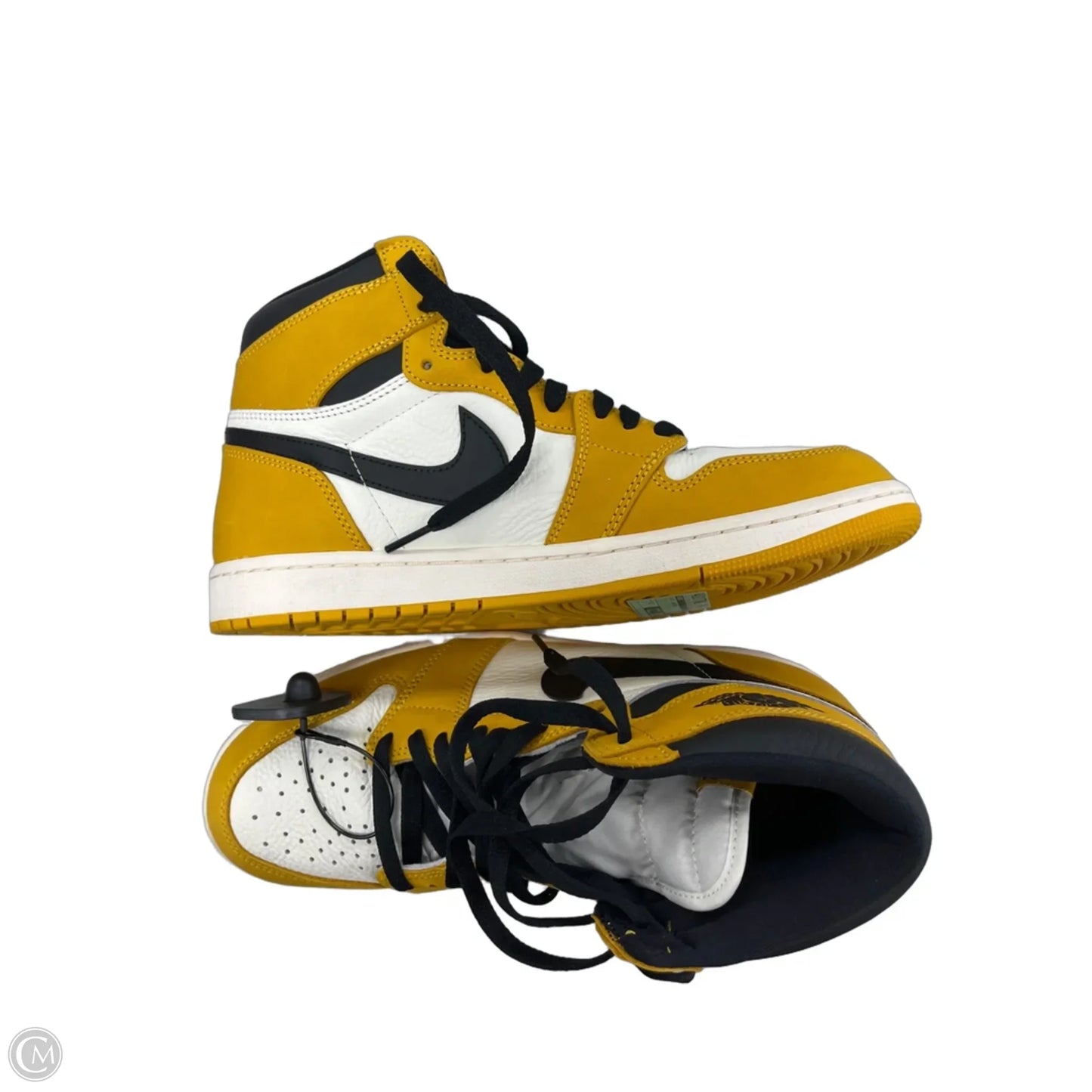 Shoes Sneakers By Nike In Black & Gold, Size: 12
