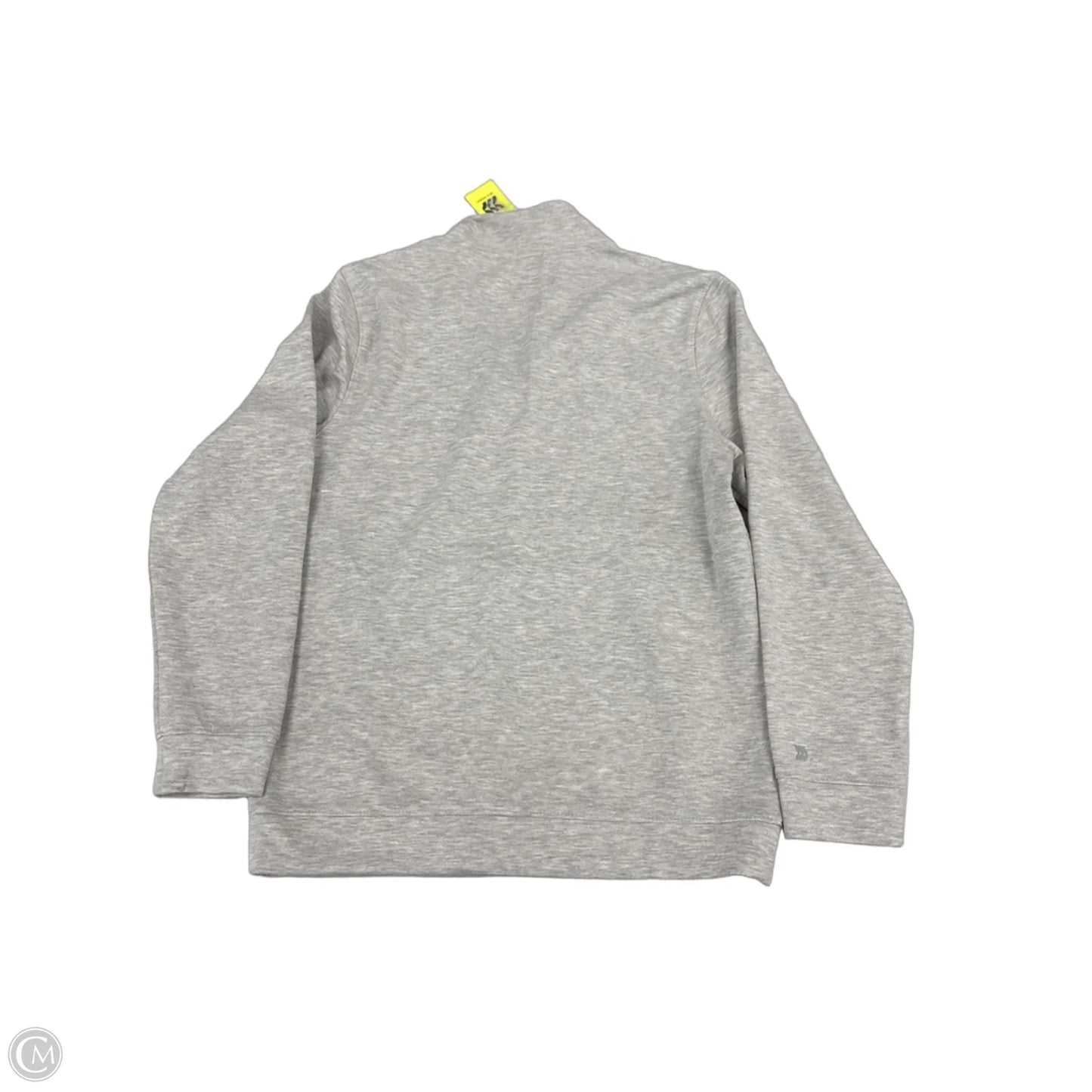 Athletic Top Long Sleeve Collar By All In Motion In Grey, Size: S