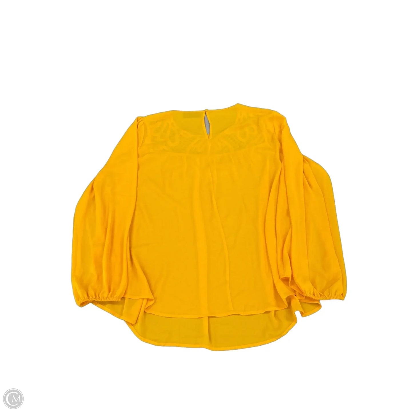 Top Long Sleeve By Lane Bryant In Yellow, Size: 3x
