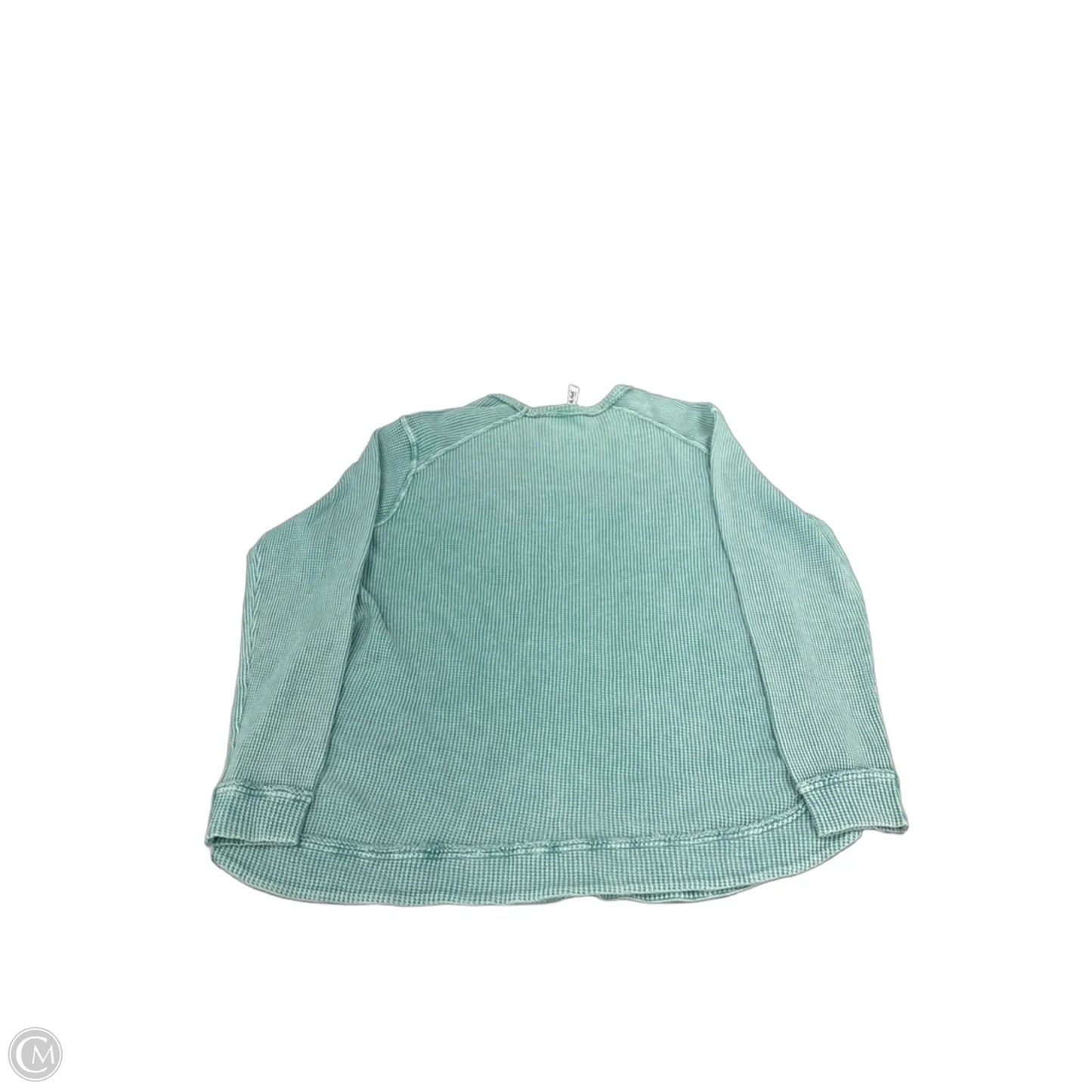 Top Long Sleeve By Leo And Nicole In Aqua, Size: 2x