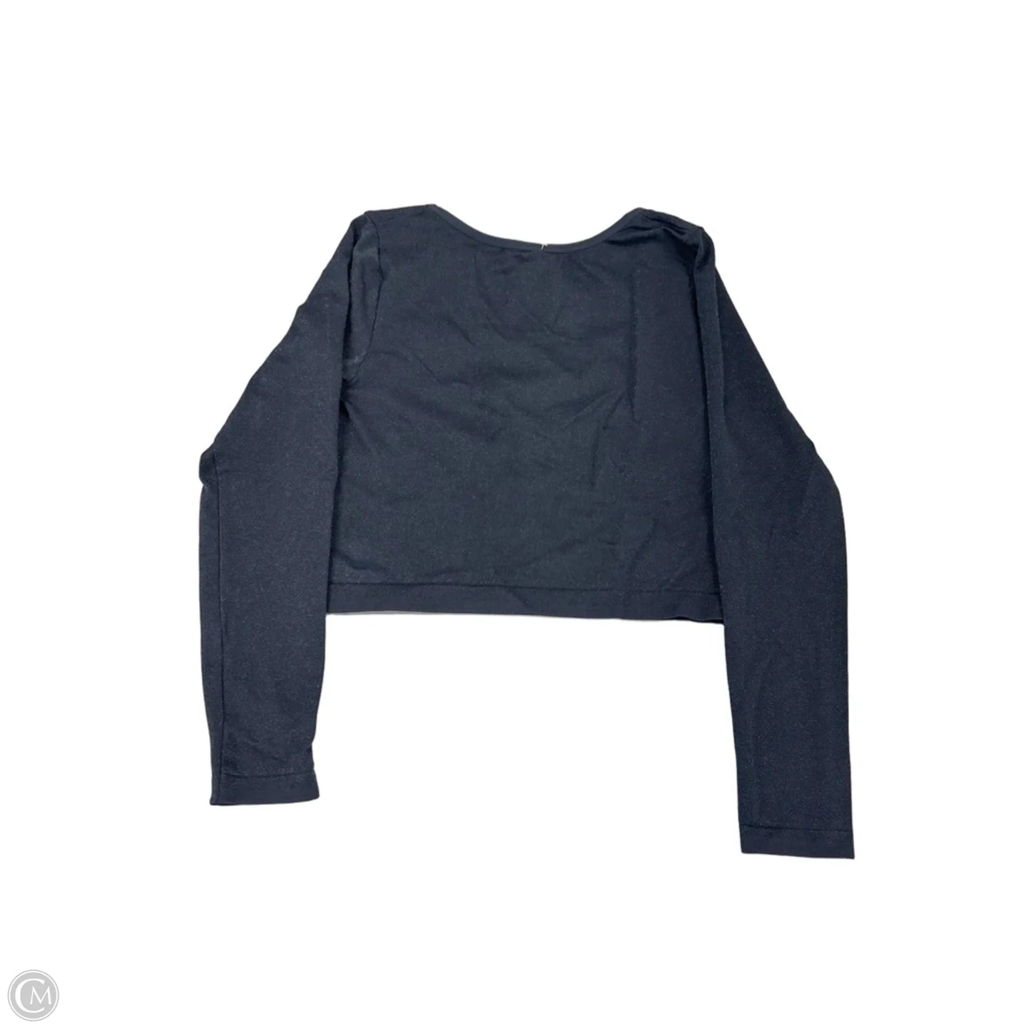 Athletic Top Long Sleeve Crewneck By All In Motion In Blue, Size: L