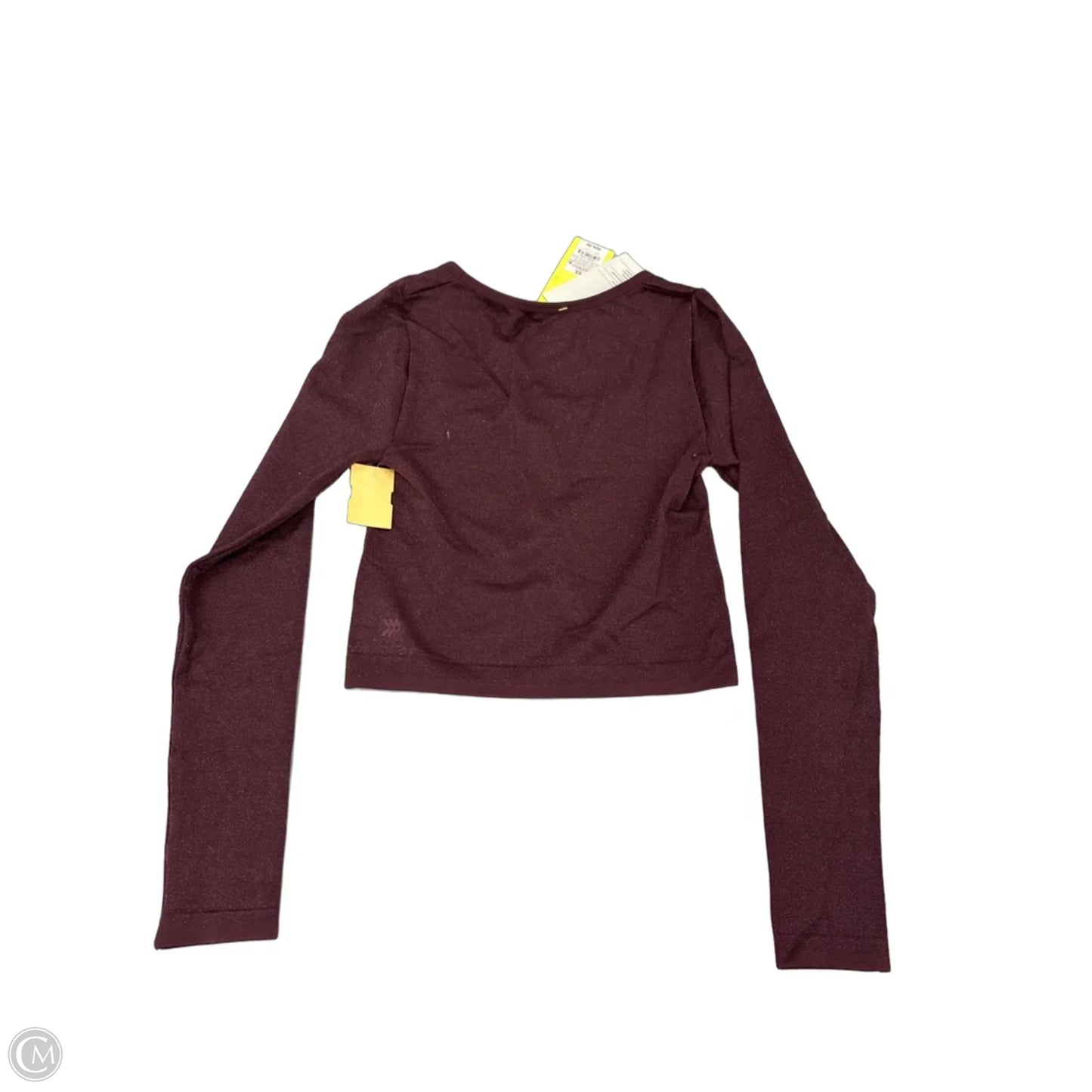 Athletic Top Long Sleeve Crewneck By All In Motion In Red, Size: Xs
