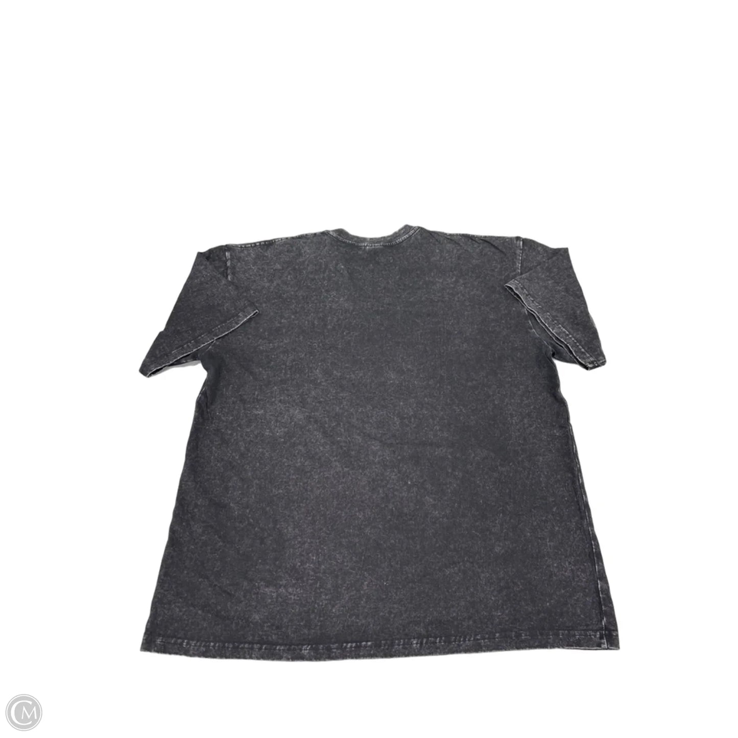 Top Short Sleeve By Cme In Black, Size: L