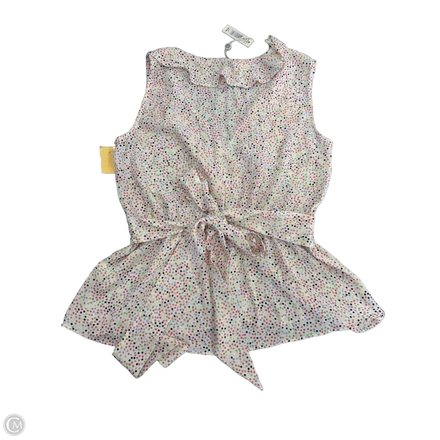 Tank Top By Max Studio In Polkadot Pattern, Size: S
