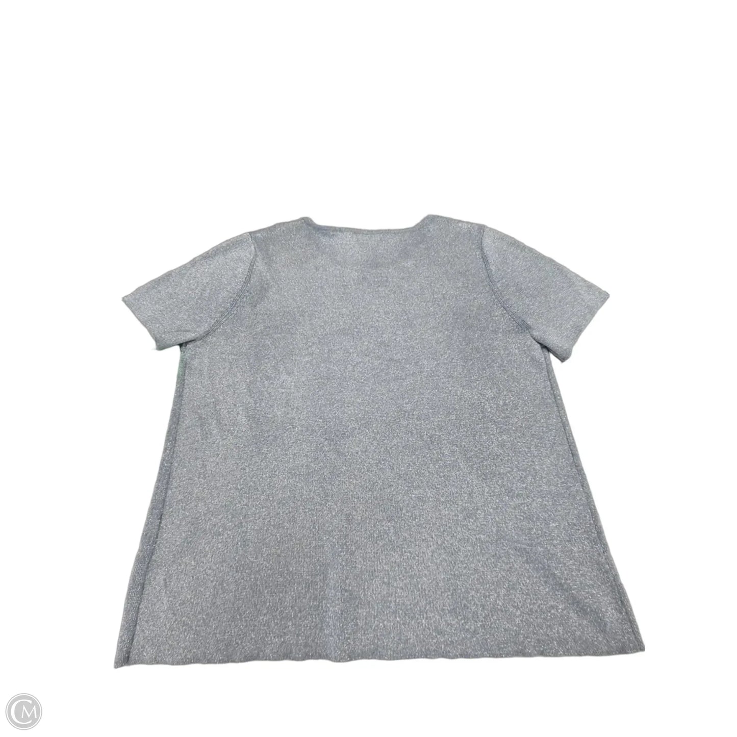 Top Short Sleeve By Cece In Blue, Size: L