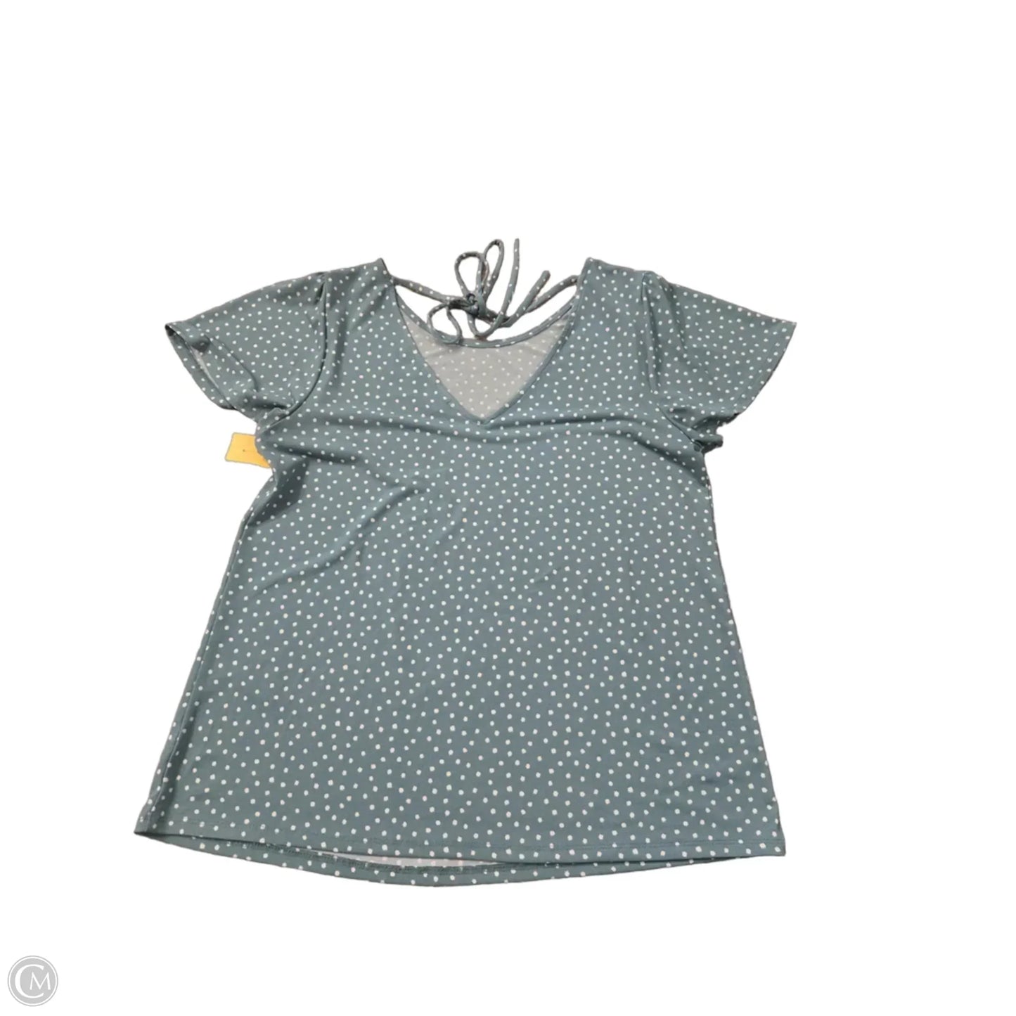 Top Short Sleeve By Gilli In Green, Size: S
