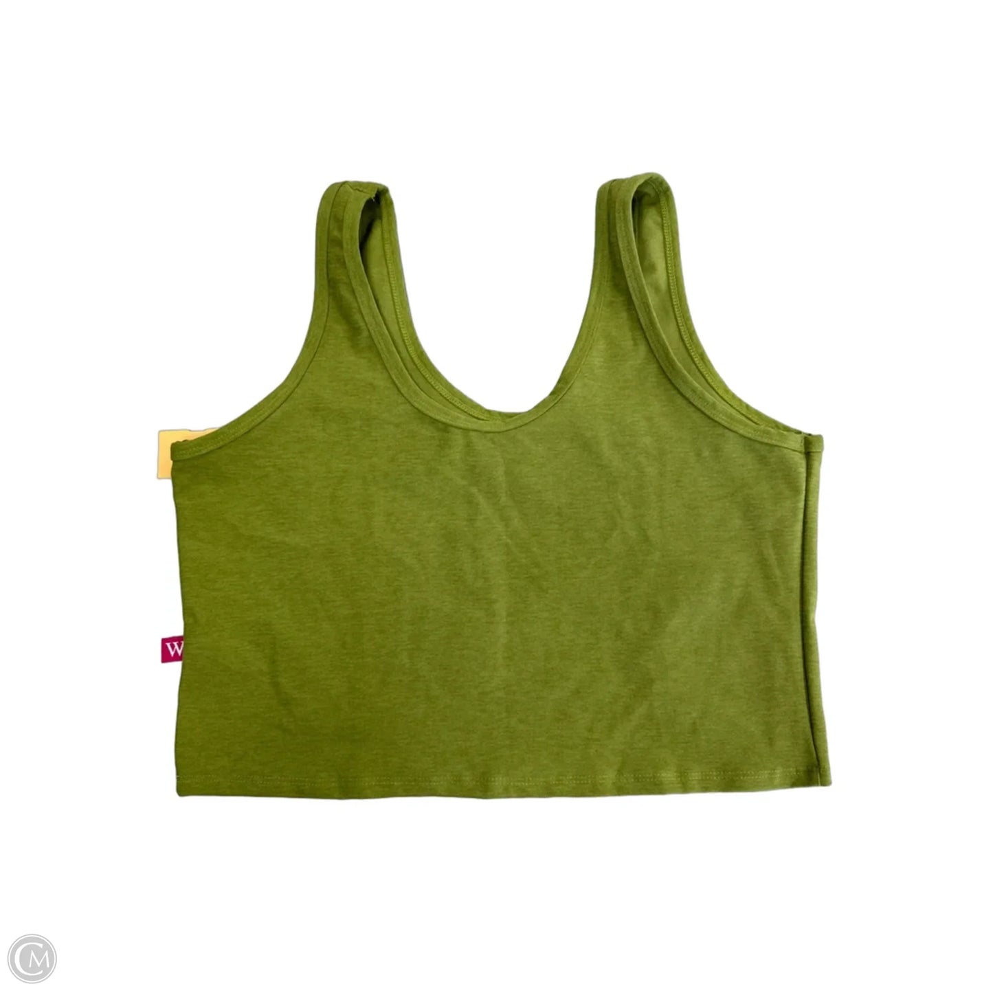 Athletic Tank Top By Cme In Green, Size: M