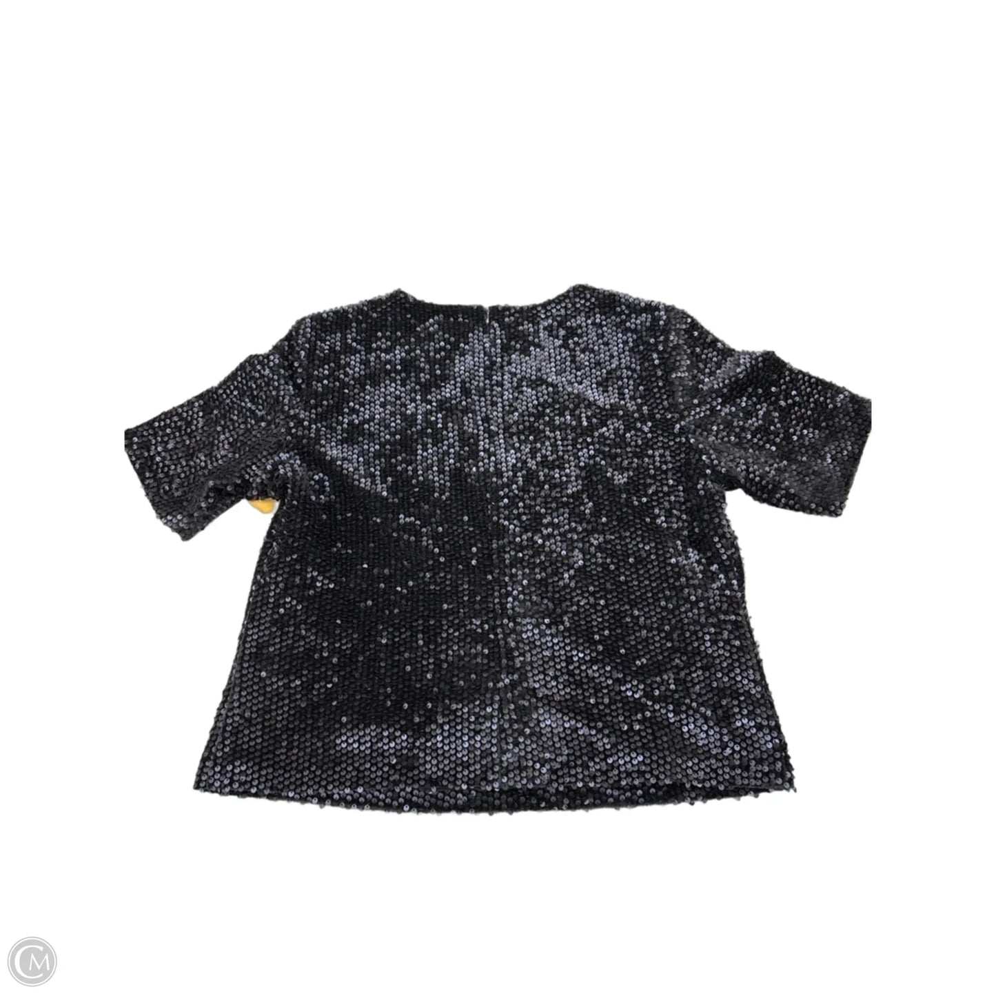 Top Short Sleeve By Ann Taylor In Black, Size: L