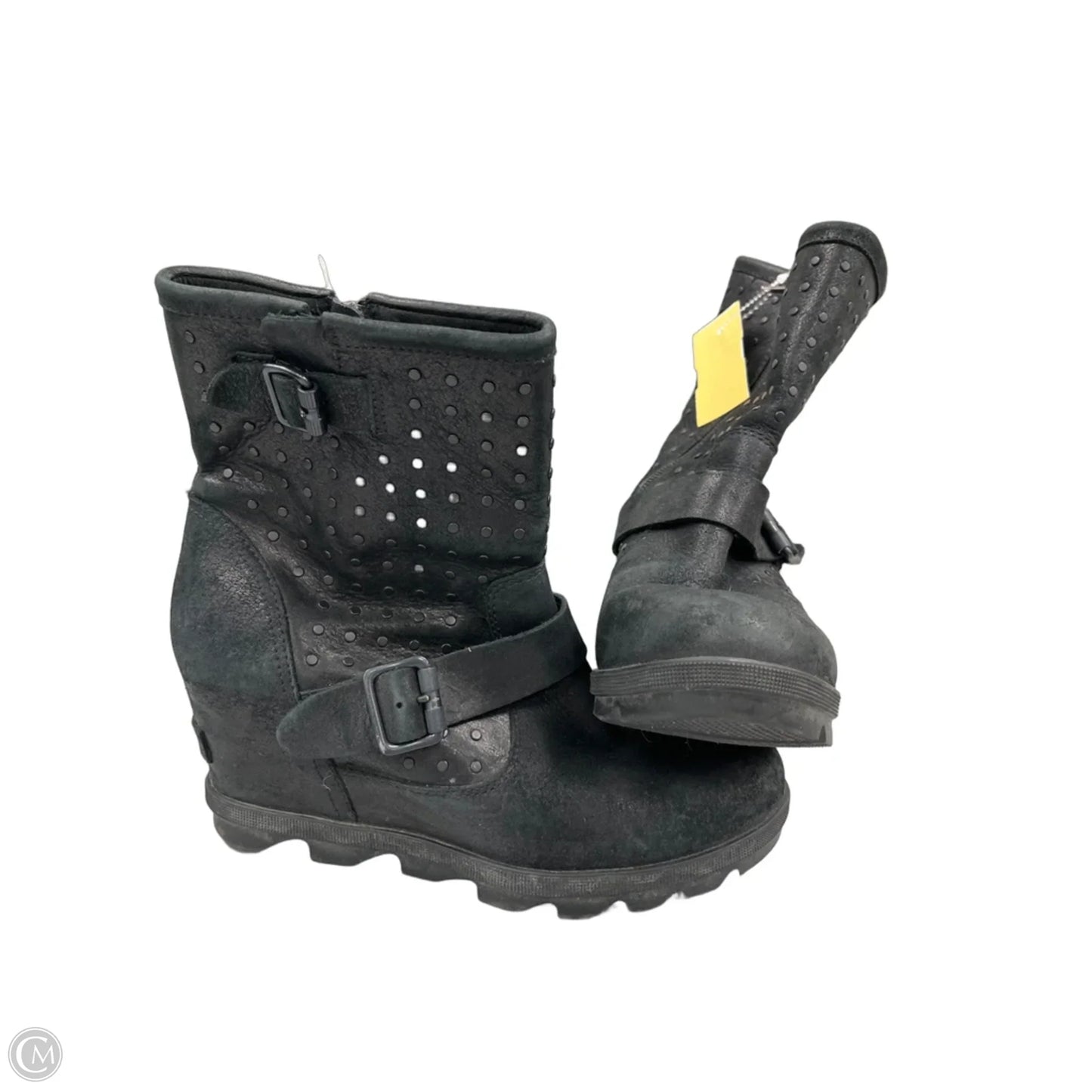 Boots Mid-calf Flats By Sorel In Black, Size: 7.5
