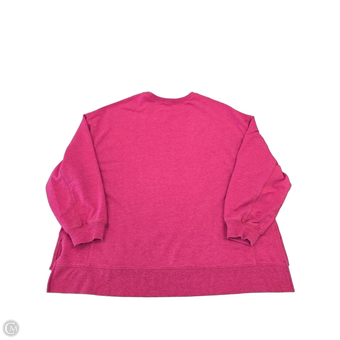 Top Long Sleeve By Z Supply In Pink, Size: M