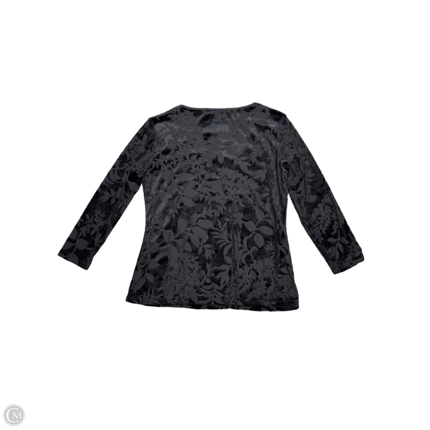 Top Long Sleeve By Premise In Black, Size: S