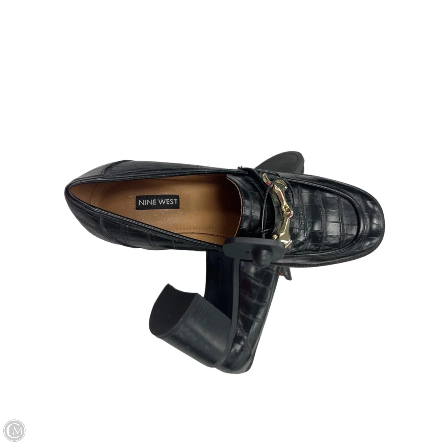 Shoes Heels Block By Nine West In Black, Size: 8.5