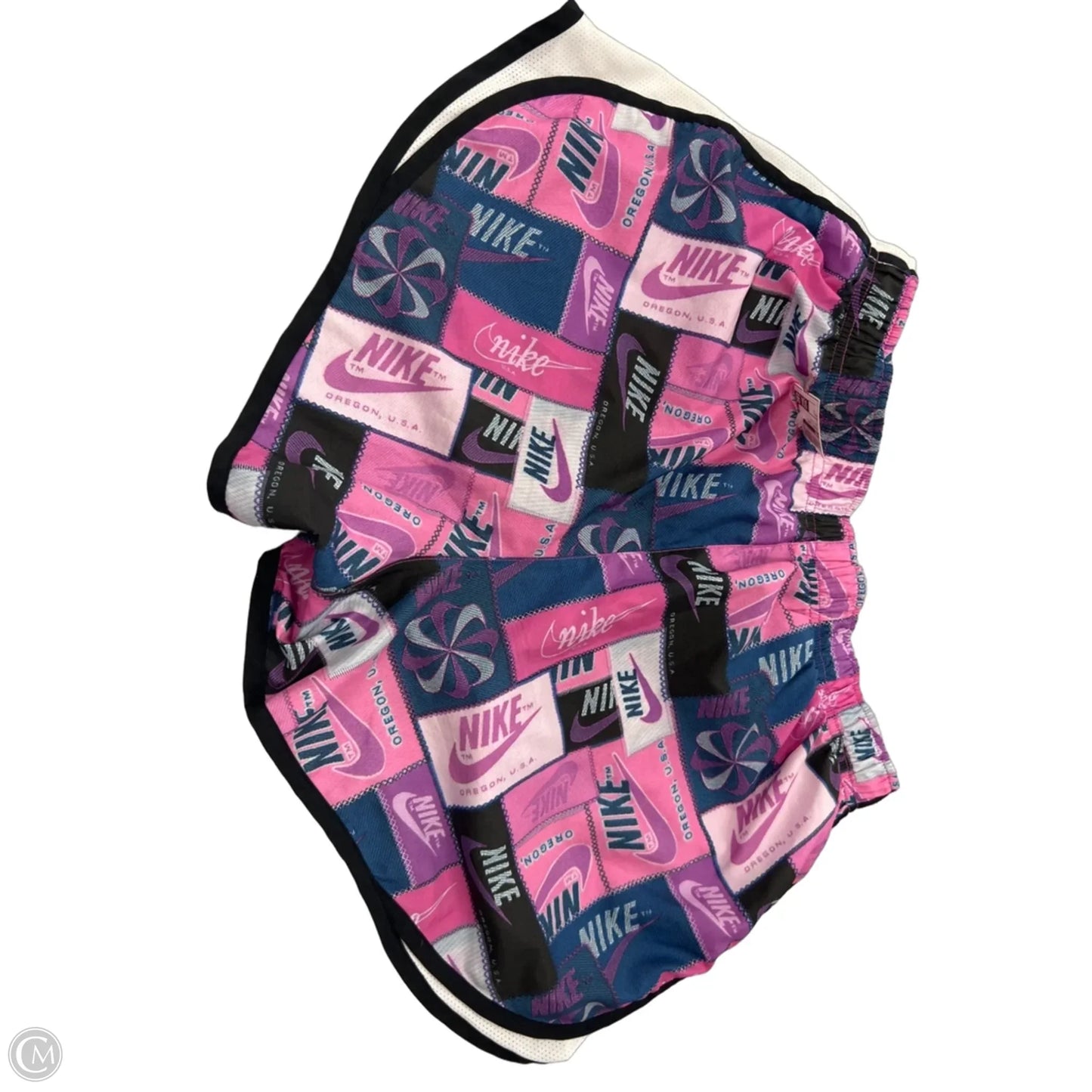 Athletic Shorts By Nike In Blue & Pink, Size: L