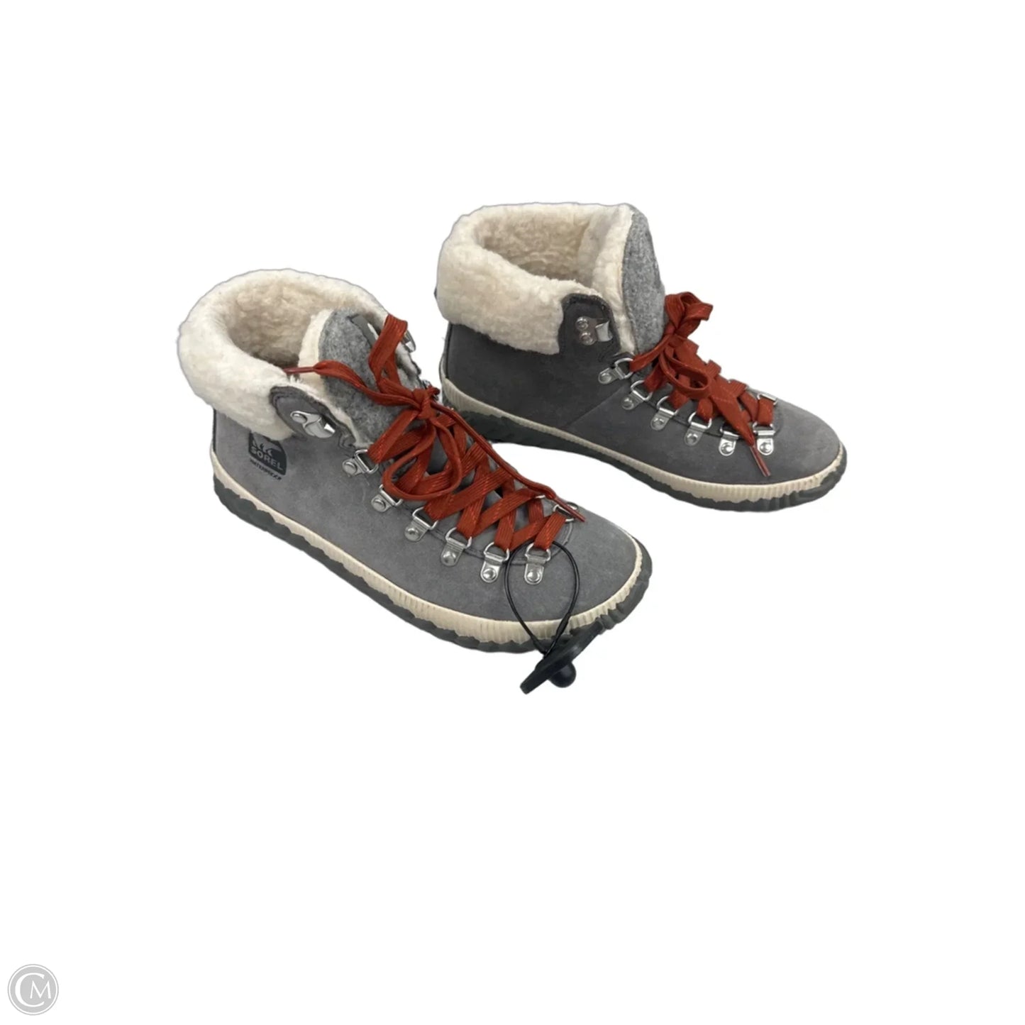 Boots Ankle Flats By Sorel In Grey, Size: 8