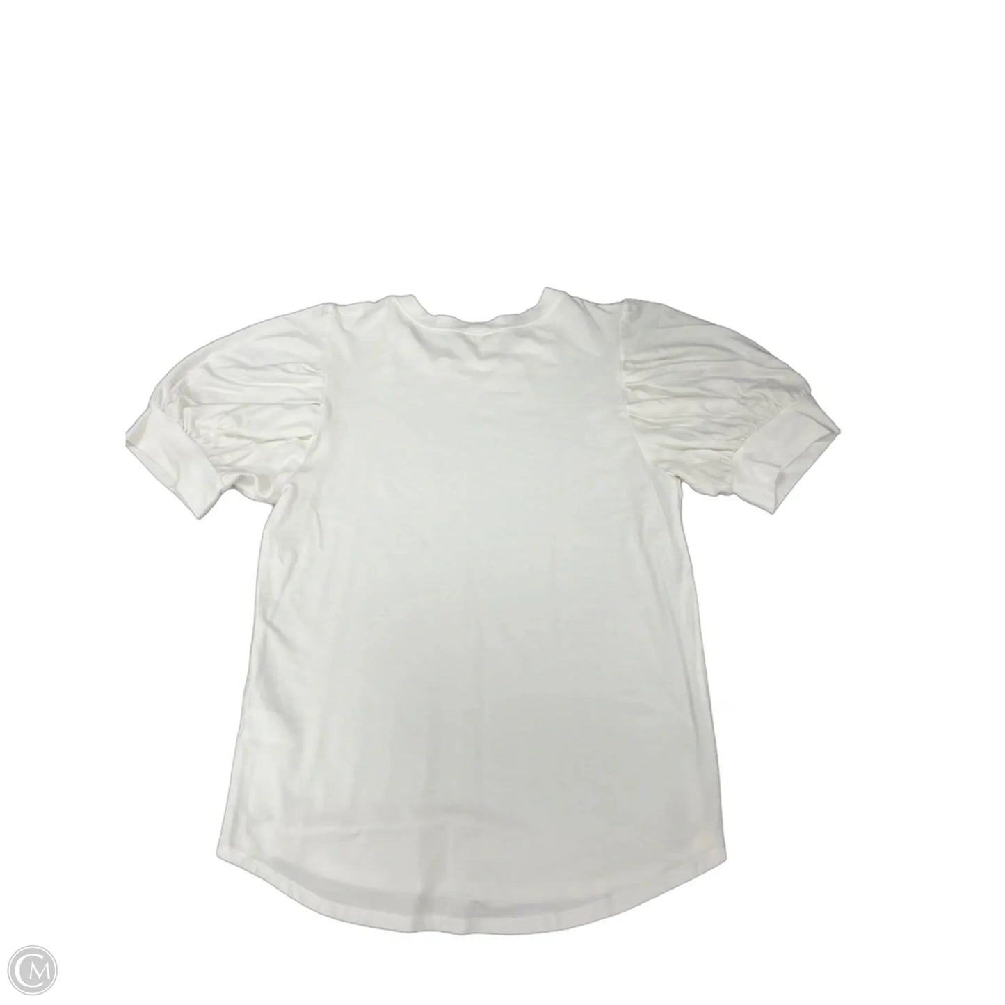 Top Short Sleeve By Cme In White, Size: S