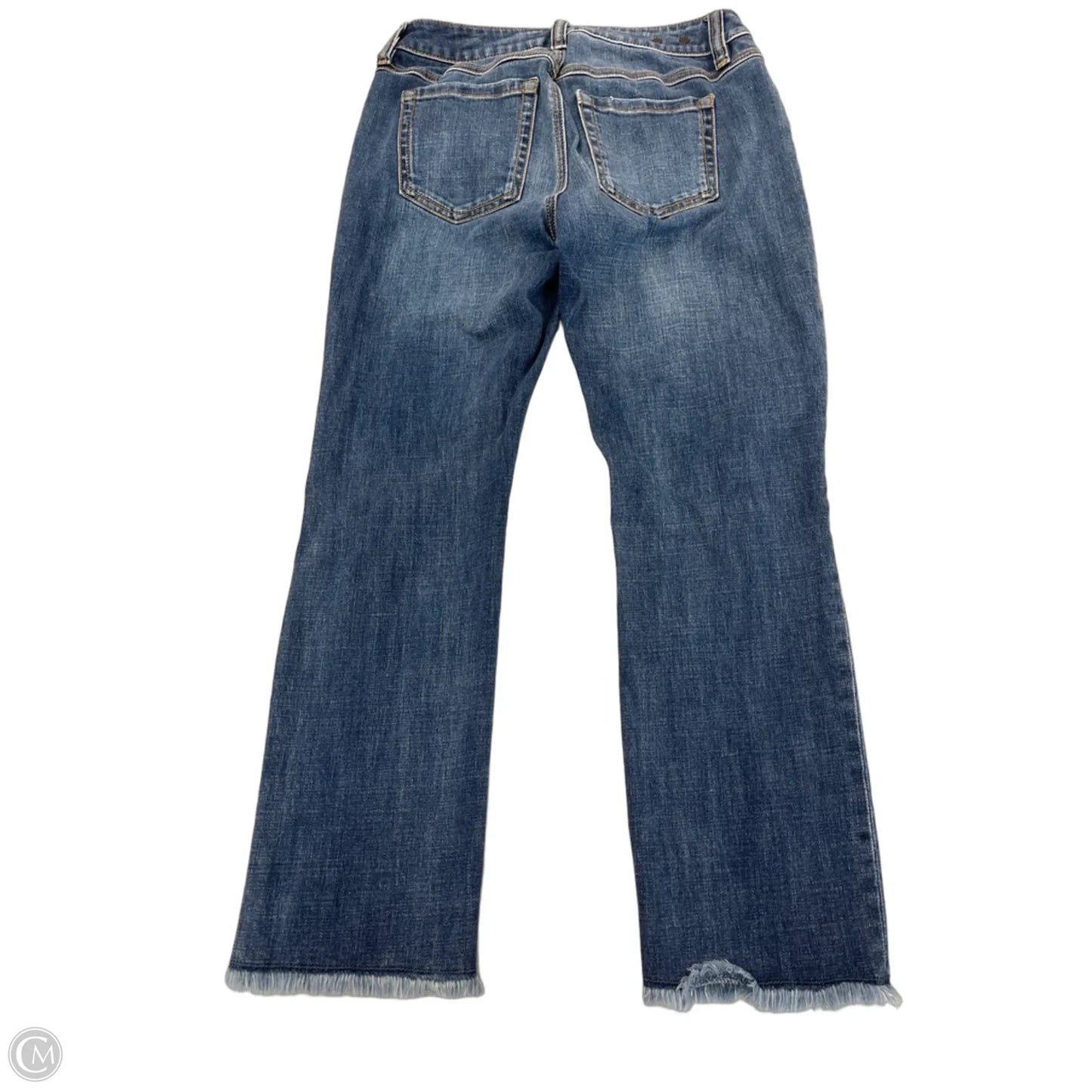 Jeans Cropped By Cabi In Blue Denim, Size: 2