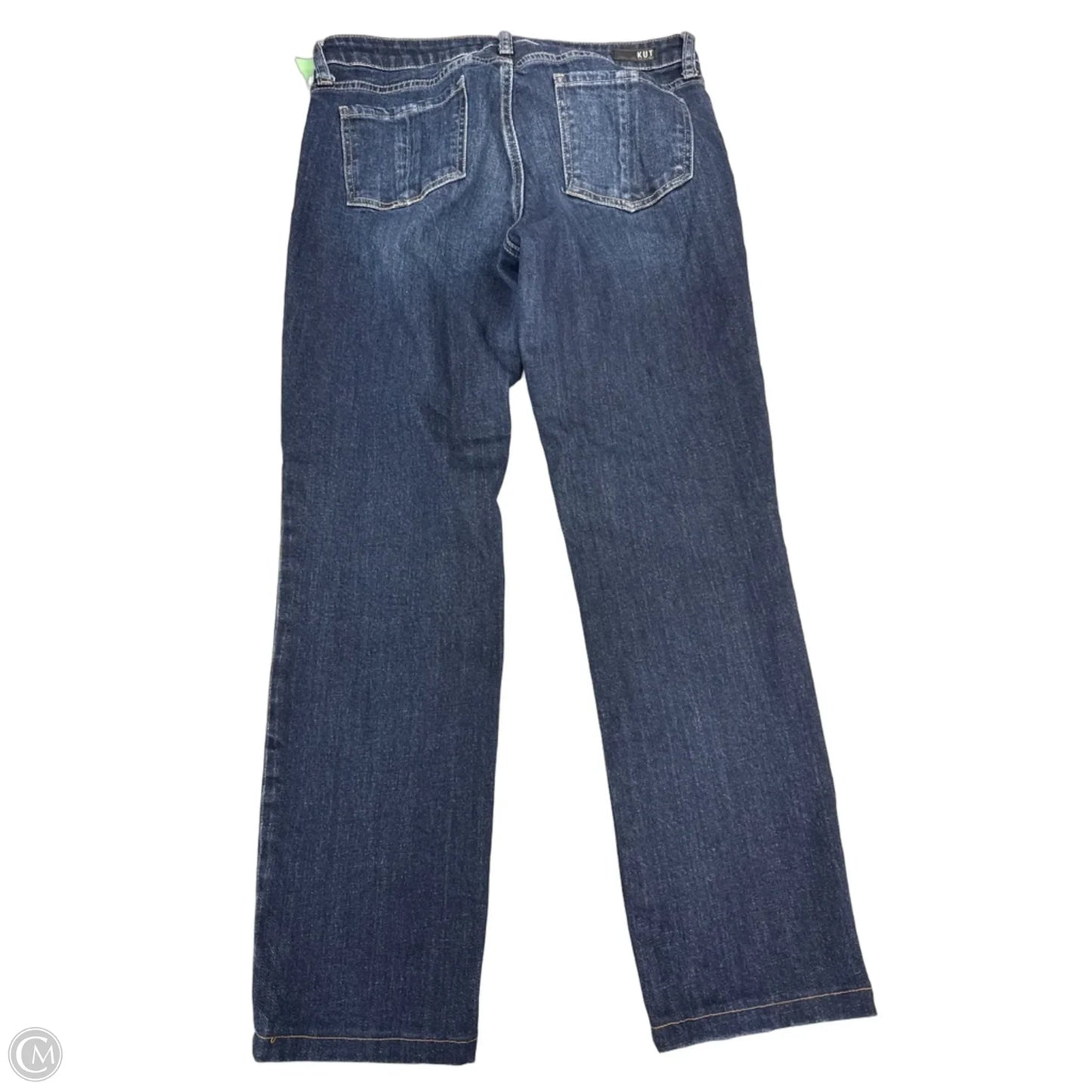 Jeans Straight By Kut In Blue Denim, Size: 8