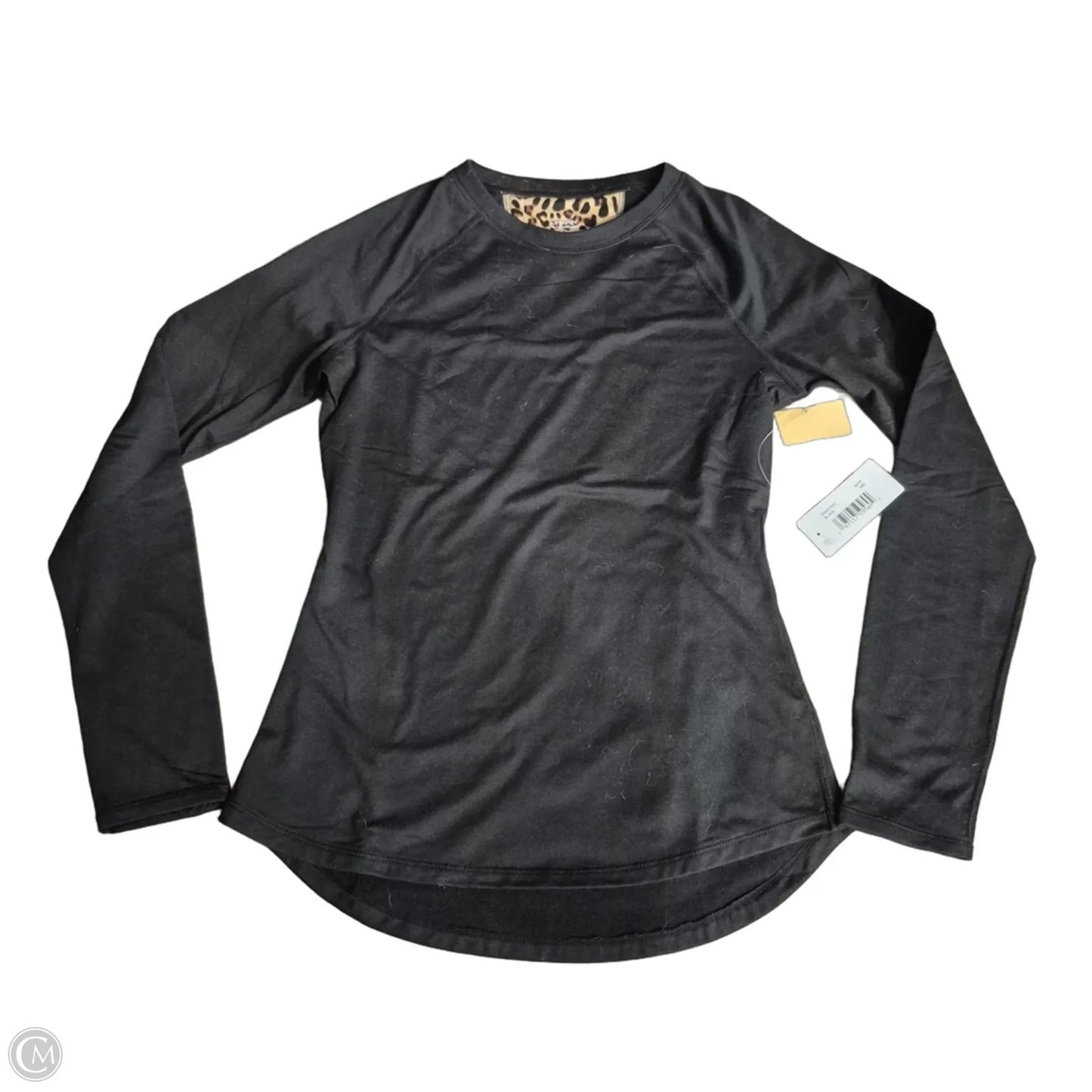 Top Long Sleeve By Cuddl Duds In Black, Size: S