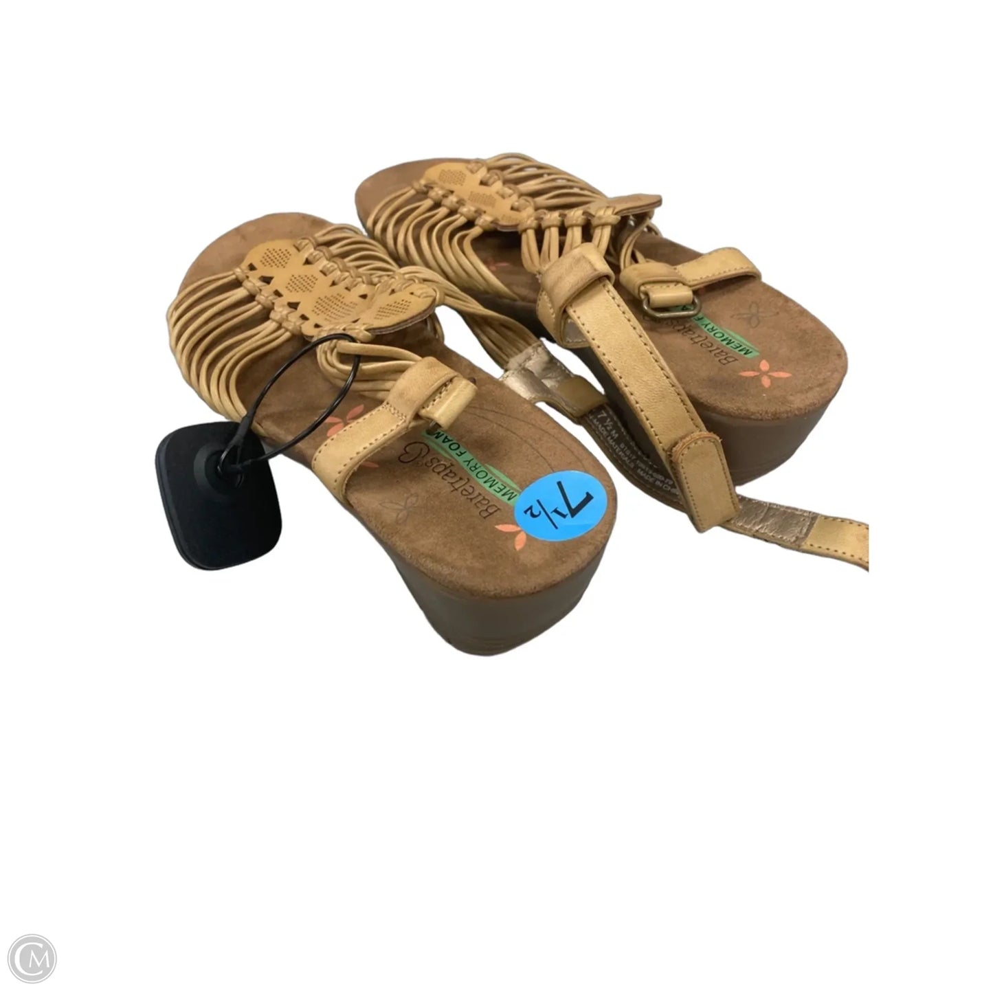 Sandals Flats By Cme In Tan, Size: 7.5