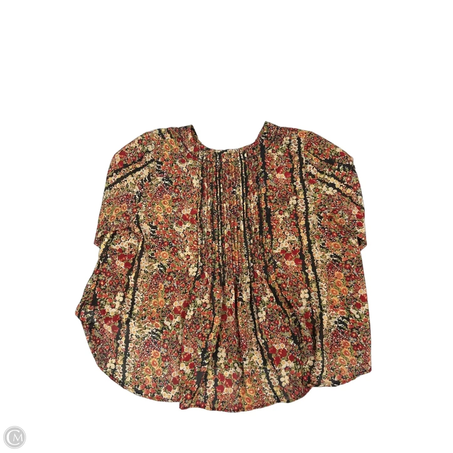 Top Long Sleeve By Robbie Bee In Floral Print, Size: 3x